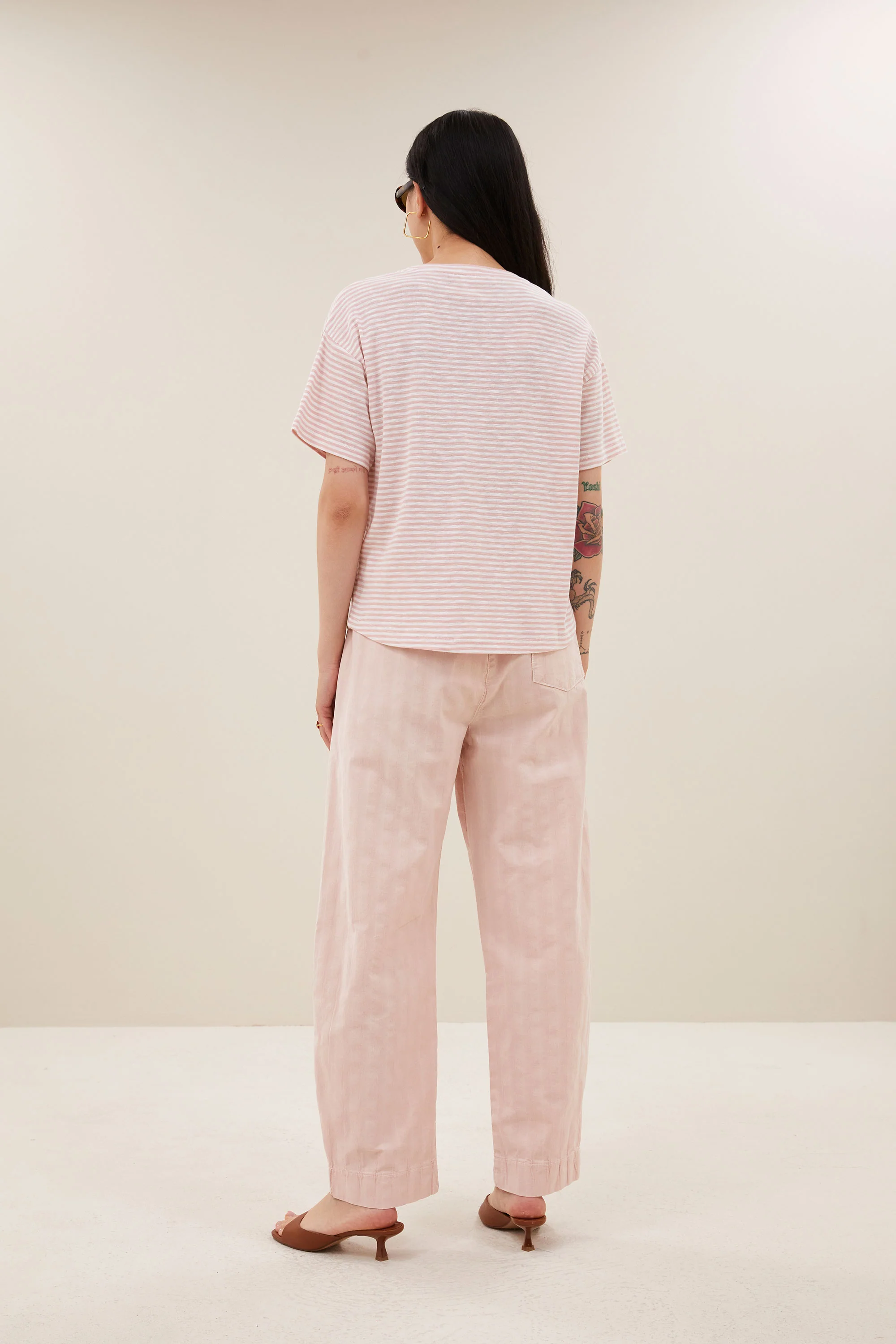 mace flame stripe top | light rose stripe - Image 4