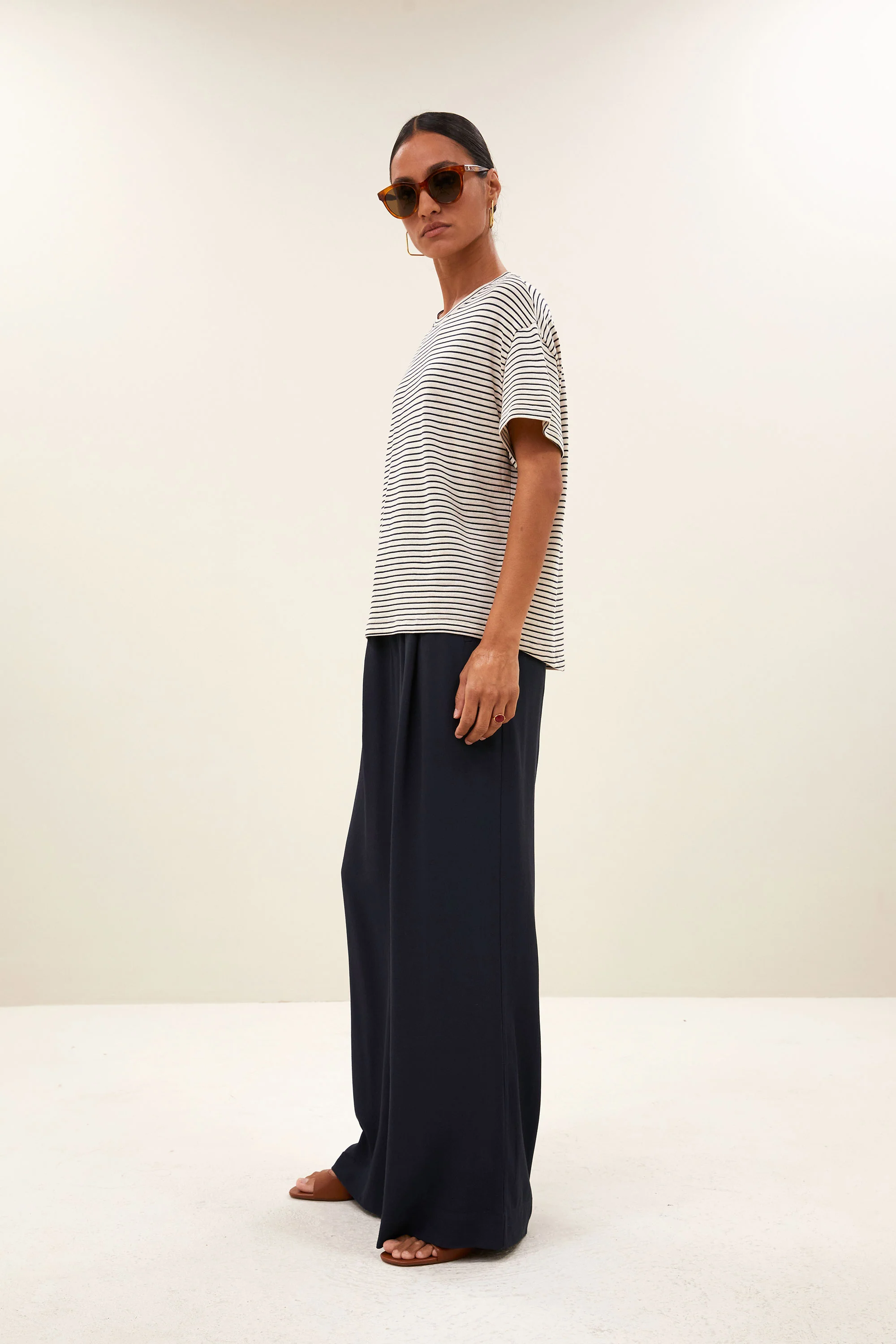 mace small stripe top | admiral blue stripe - Image 3