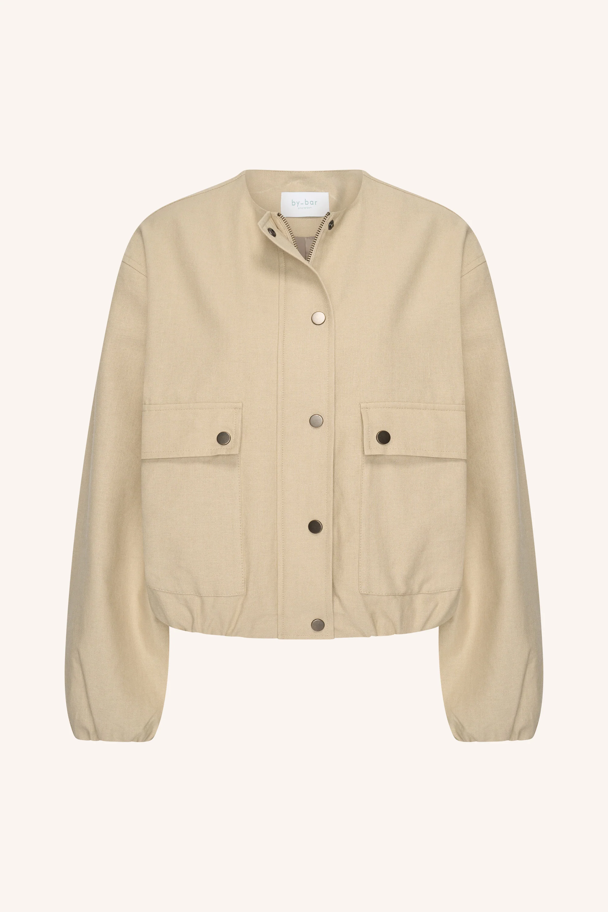 maggie canvas jacket | dark sand - Image 6