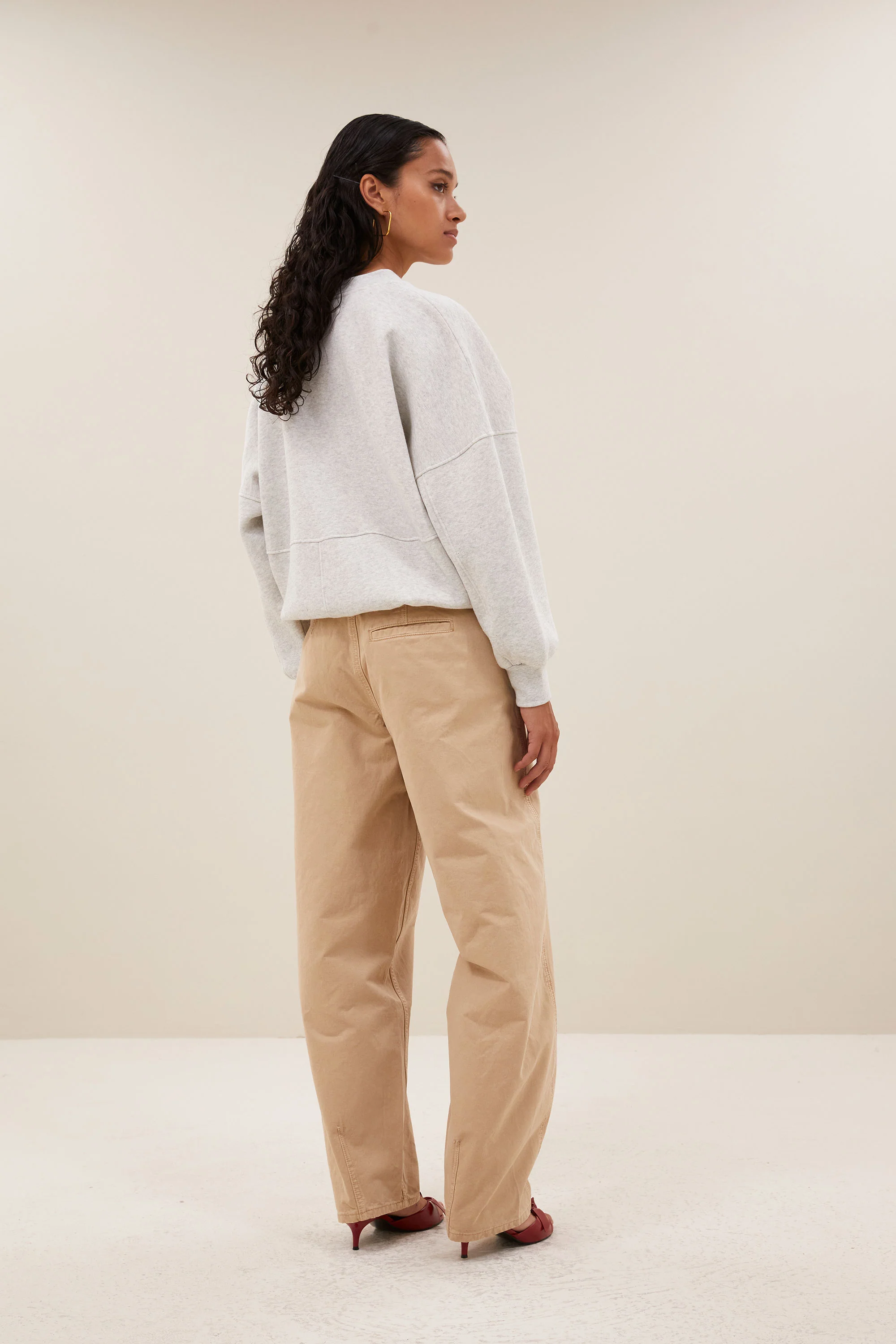 malyn grey sweater | light grey melee - Image 5