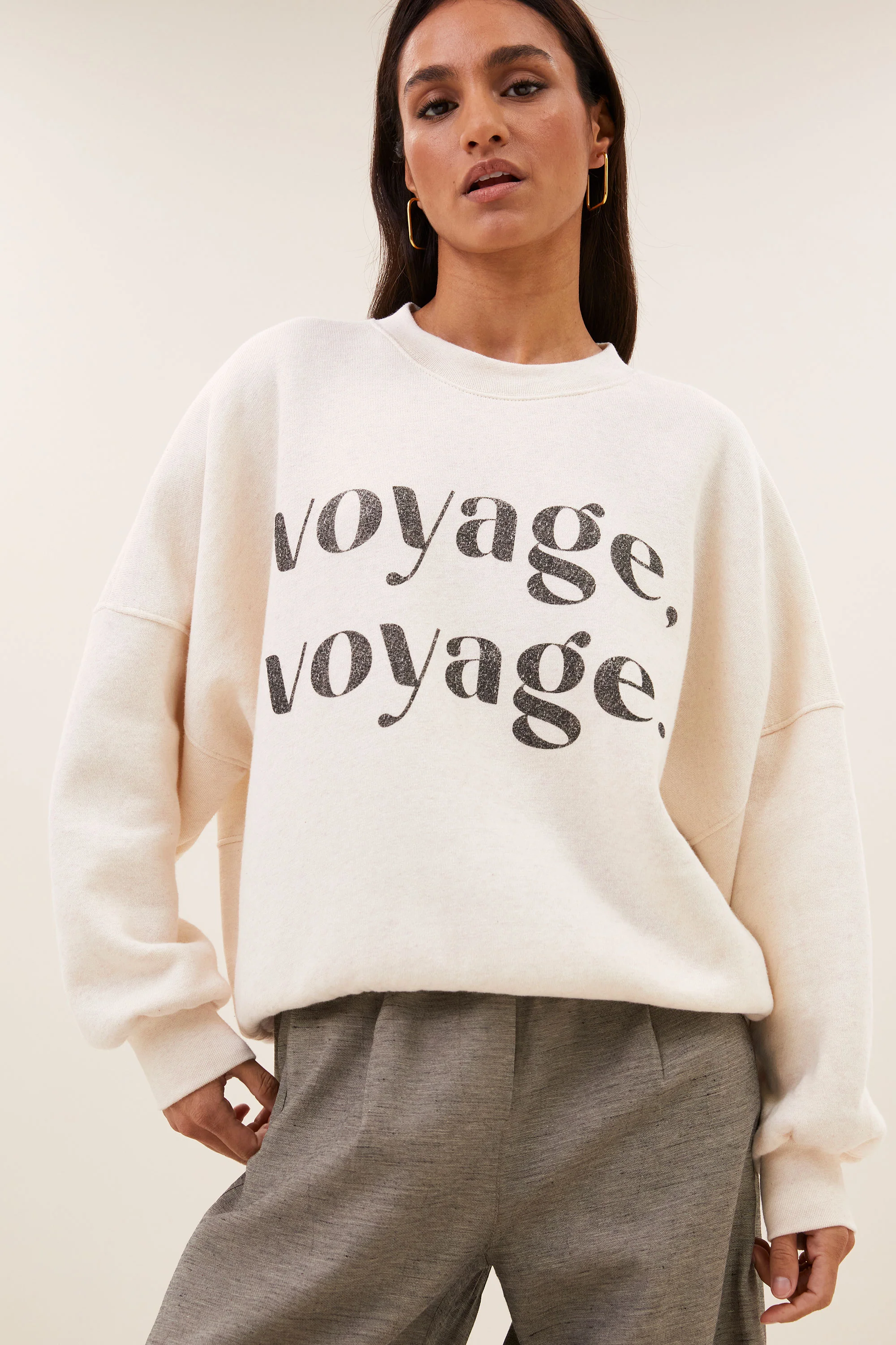 malyn voyage sweater | oyster melee - Image 2