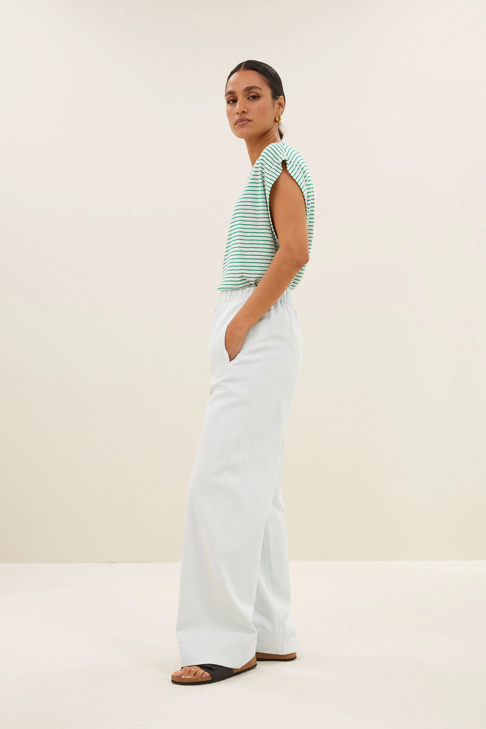 mees twill pants | illu grey - Image 2