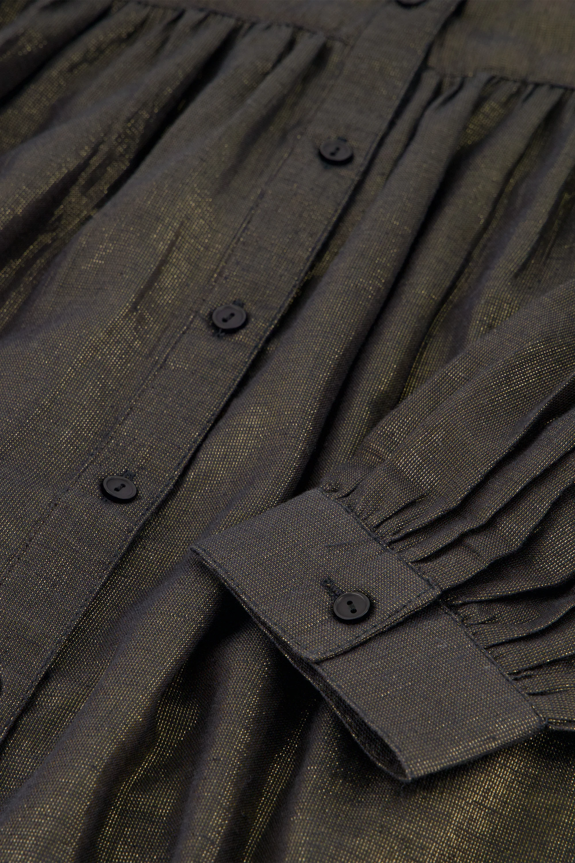 meggie lurex blouse | midnight - Image 5