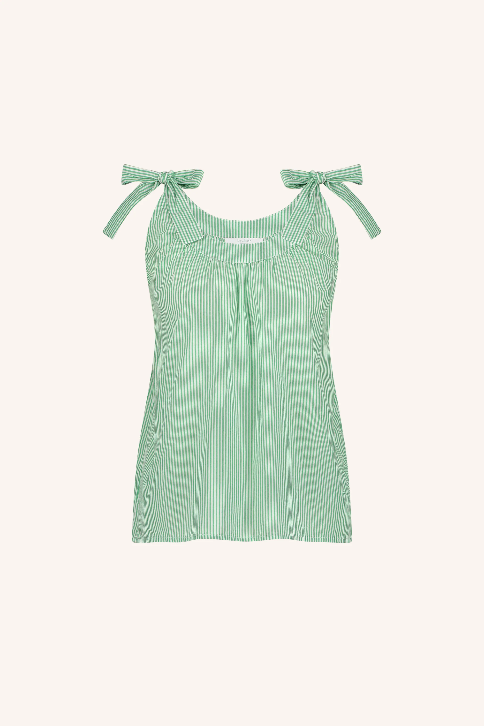 mingo top | green pin stripe - Image 4