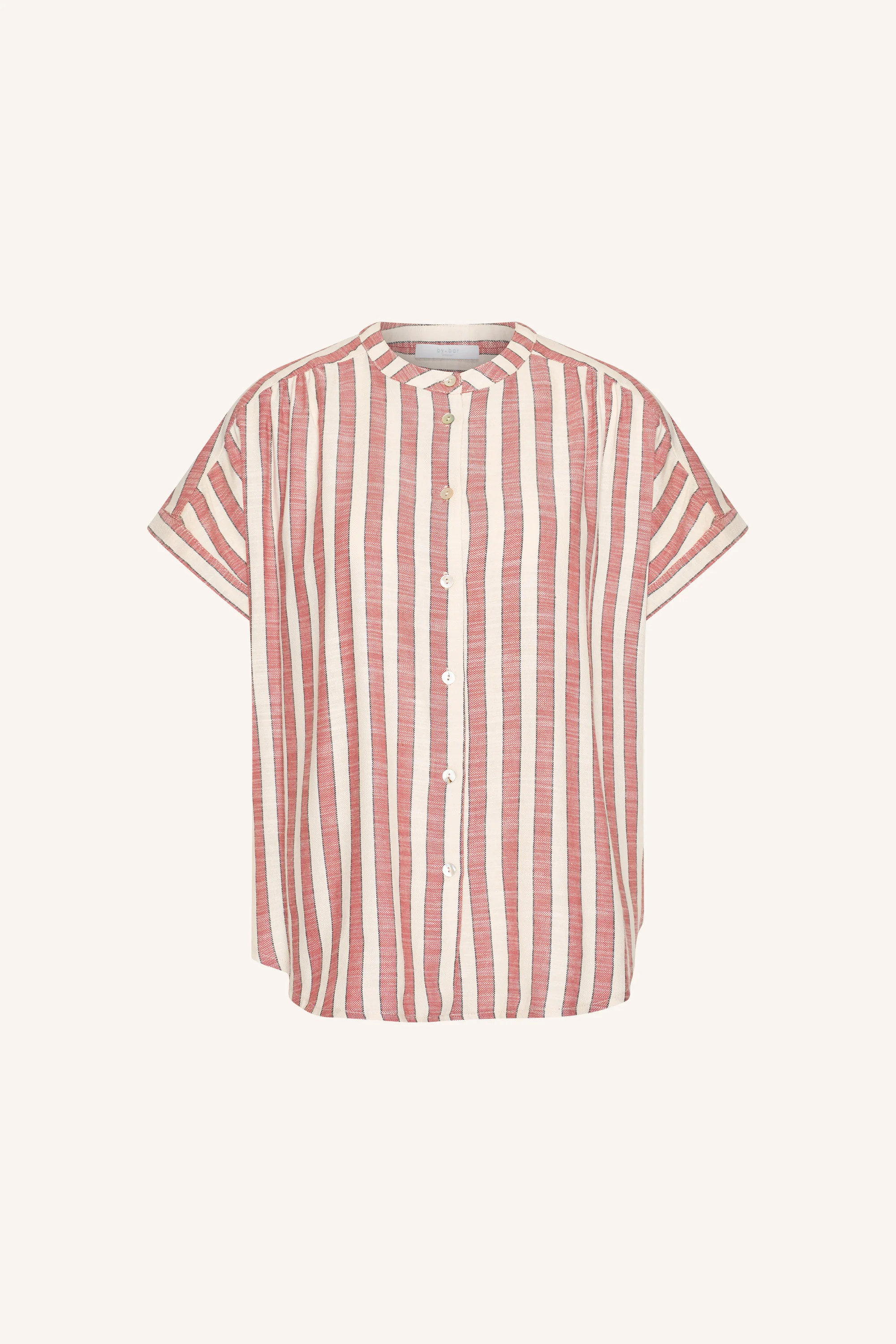 minte wide stripe blouse | red stripe - Image 7