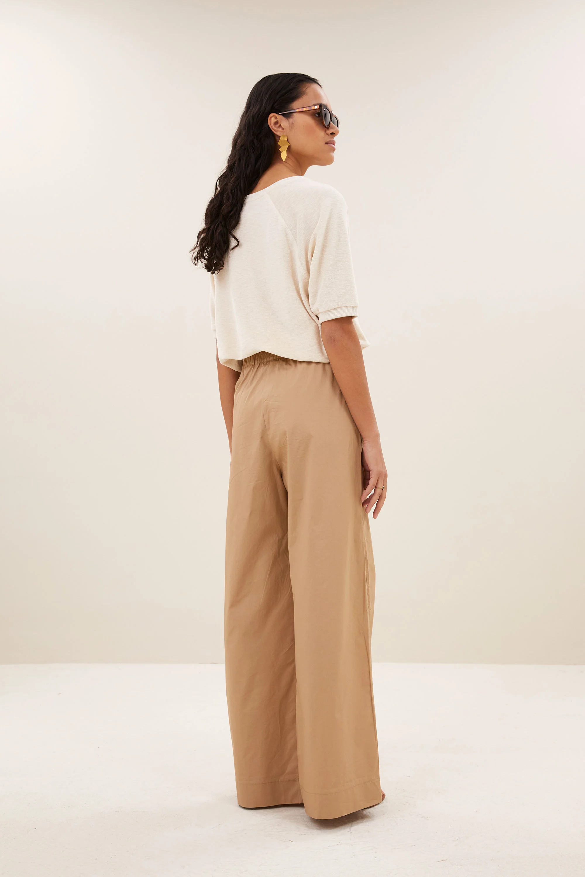 neva slub top | almond - Image 3