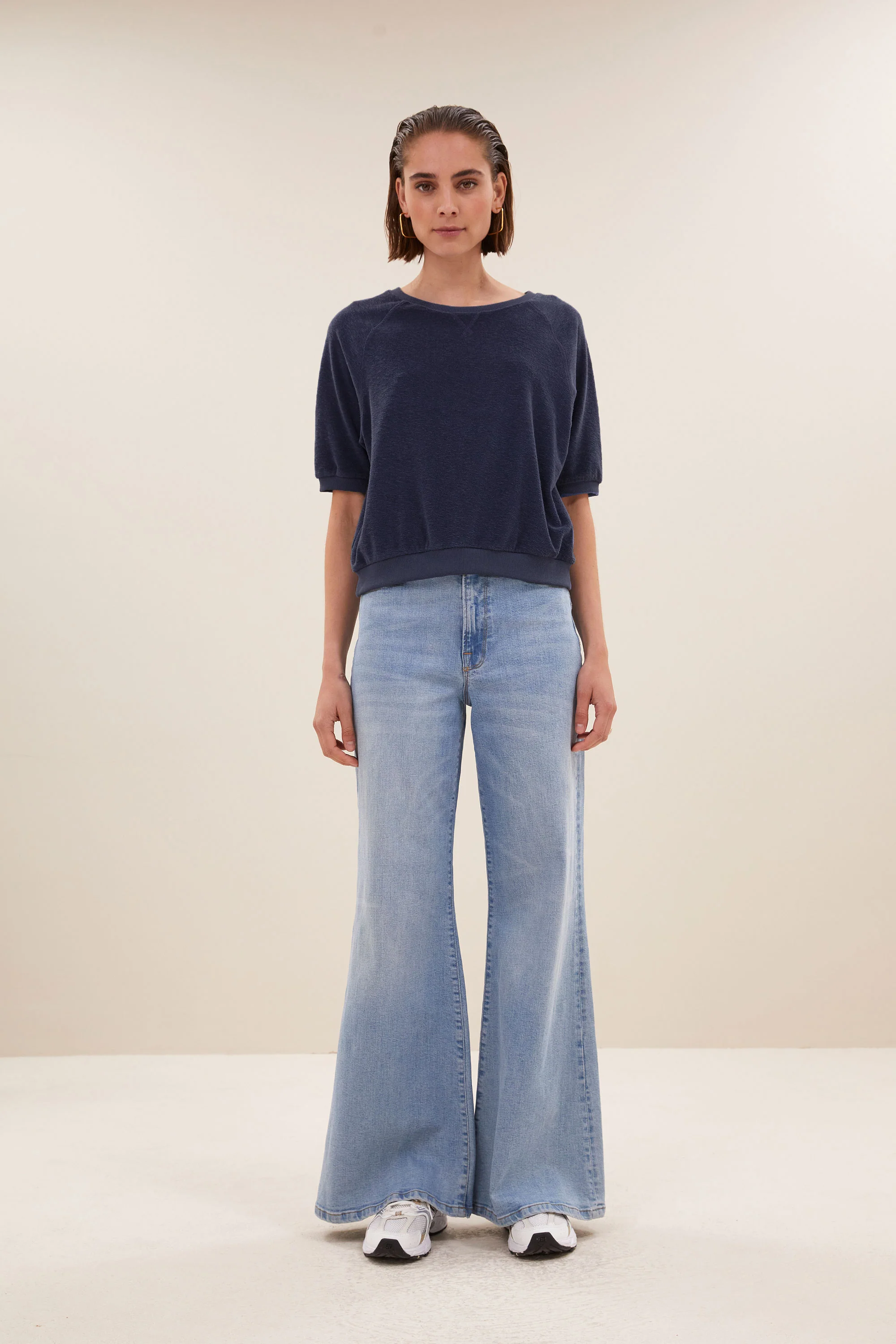 neva slub top | midnight - Image 2