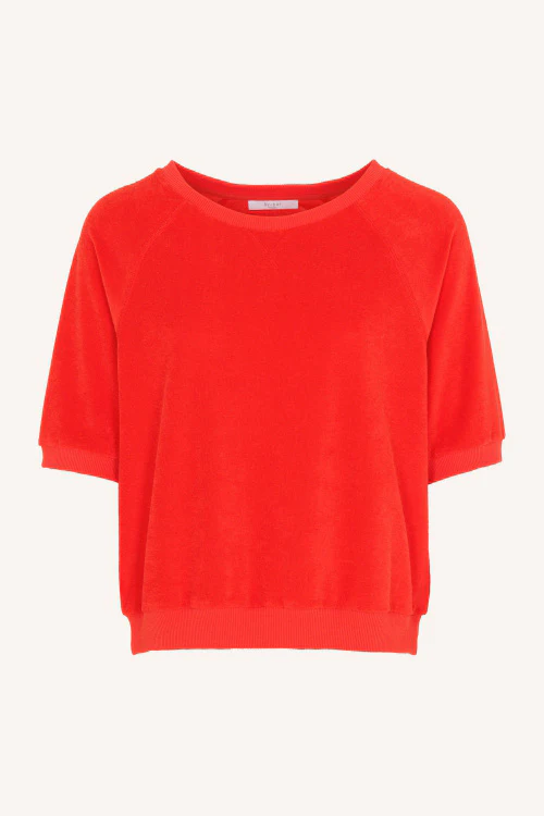 neva slub top | poppy red - Image 5