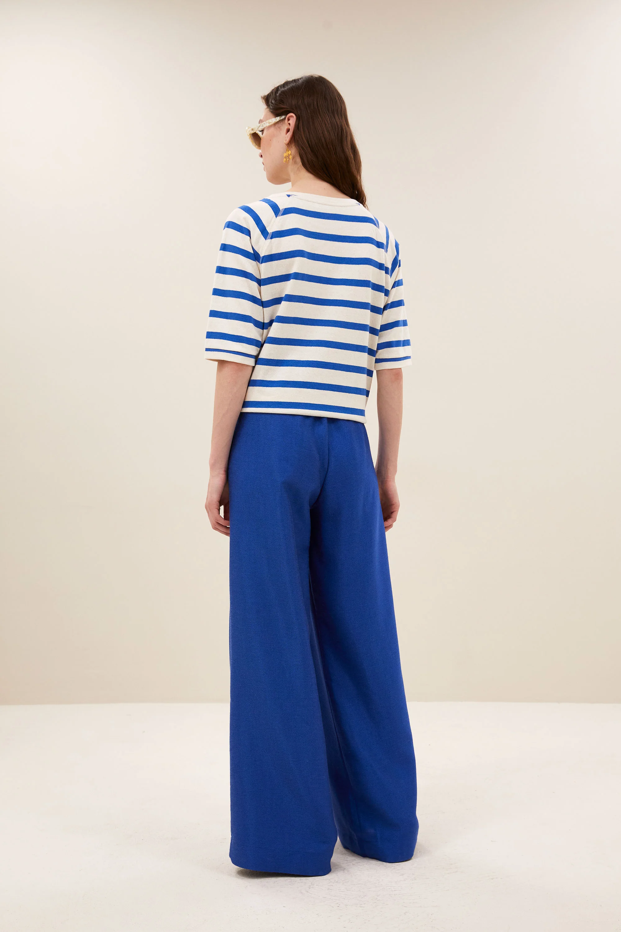 neva stripe top | azul blue stripe - Image 5