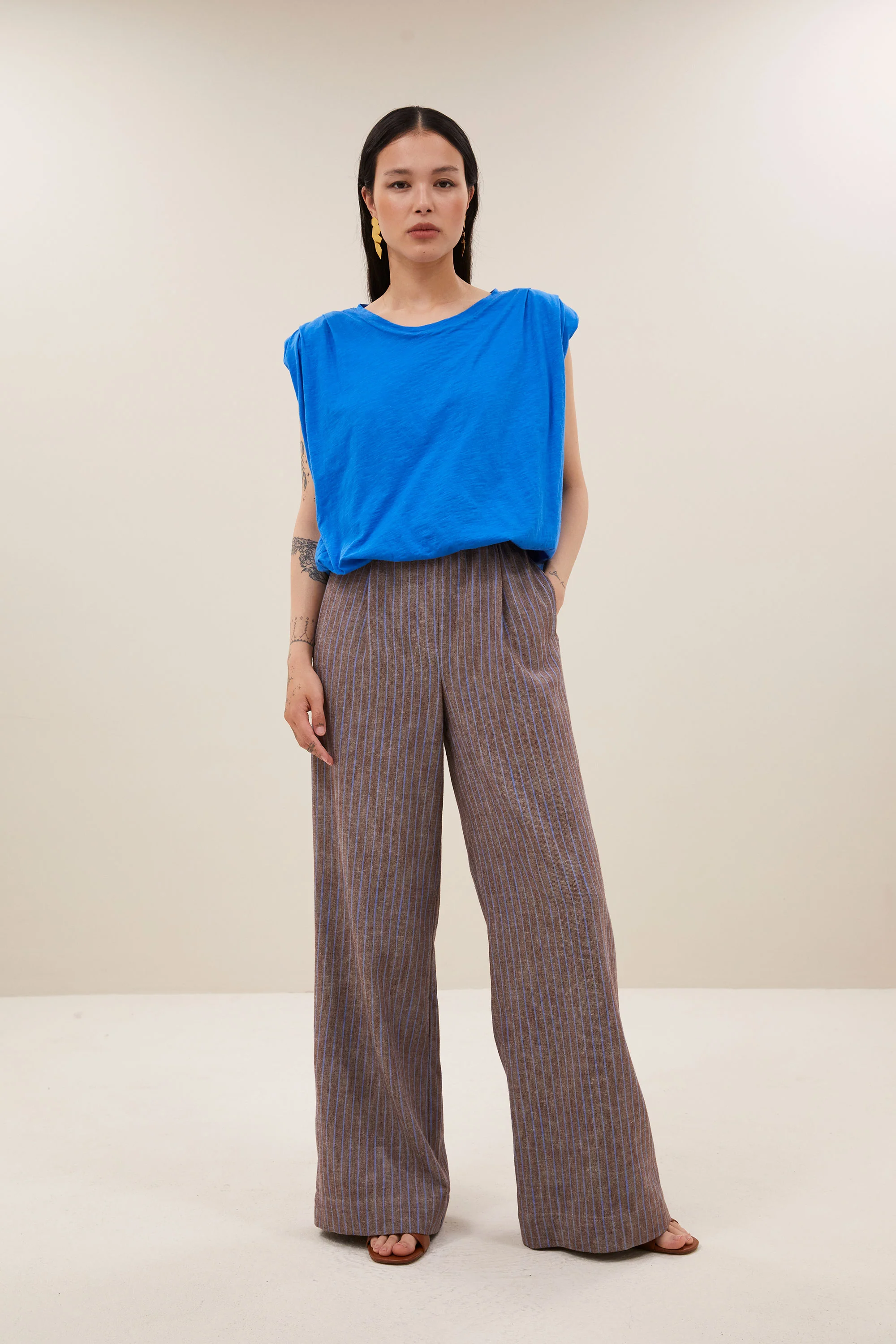 nilou jersey top | french blue - Image 5