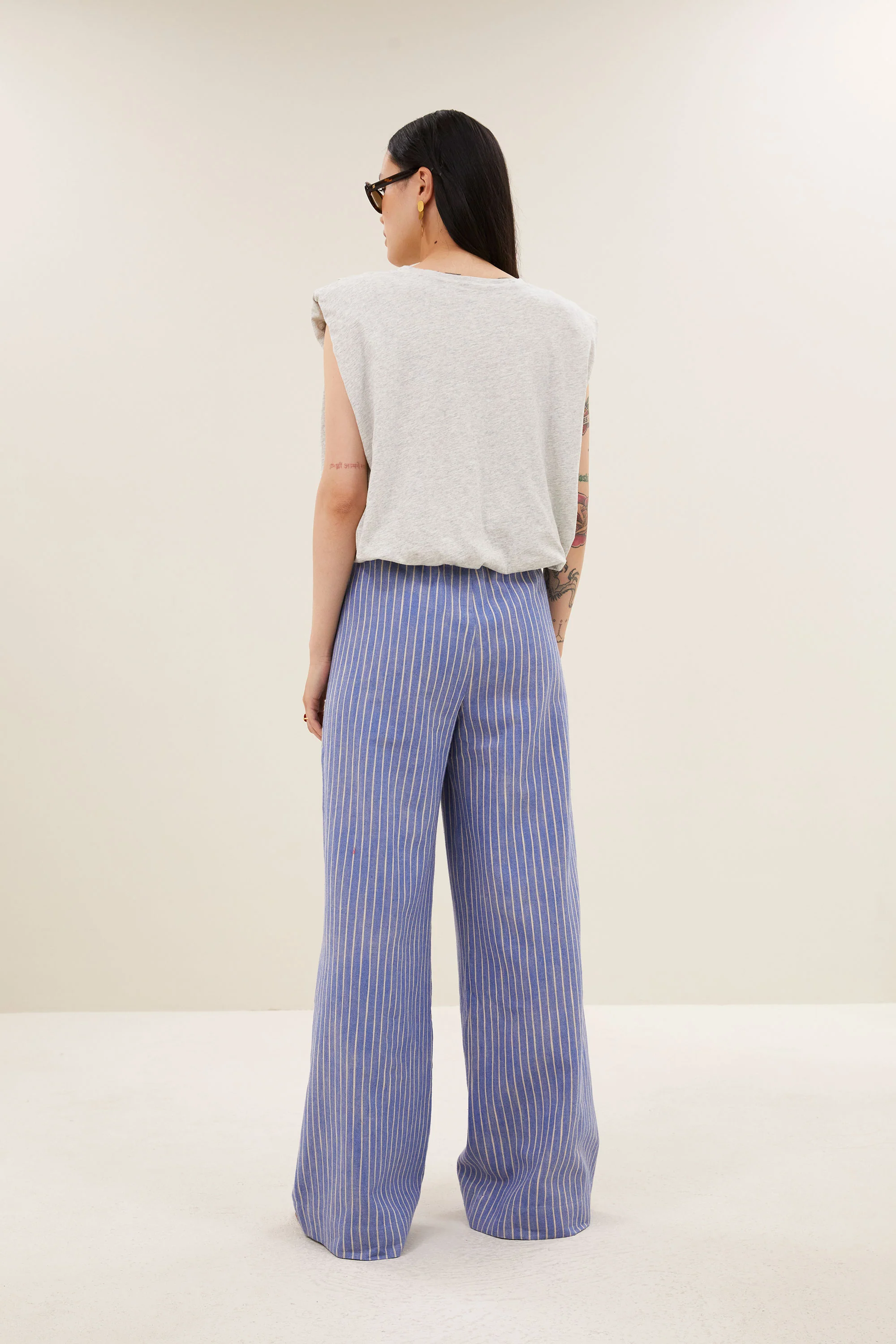 nilou jersey top | grey melee - Image 4