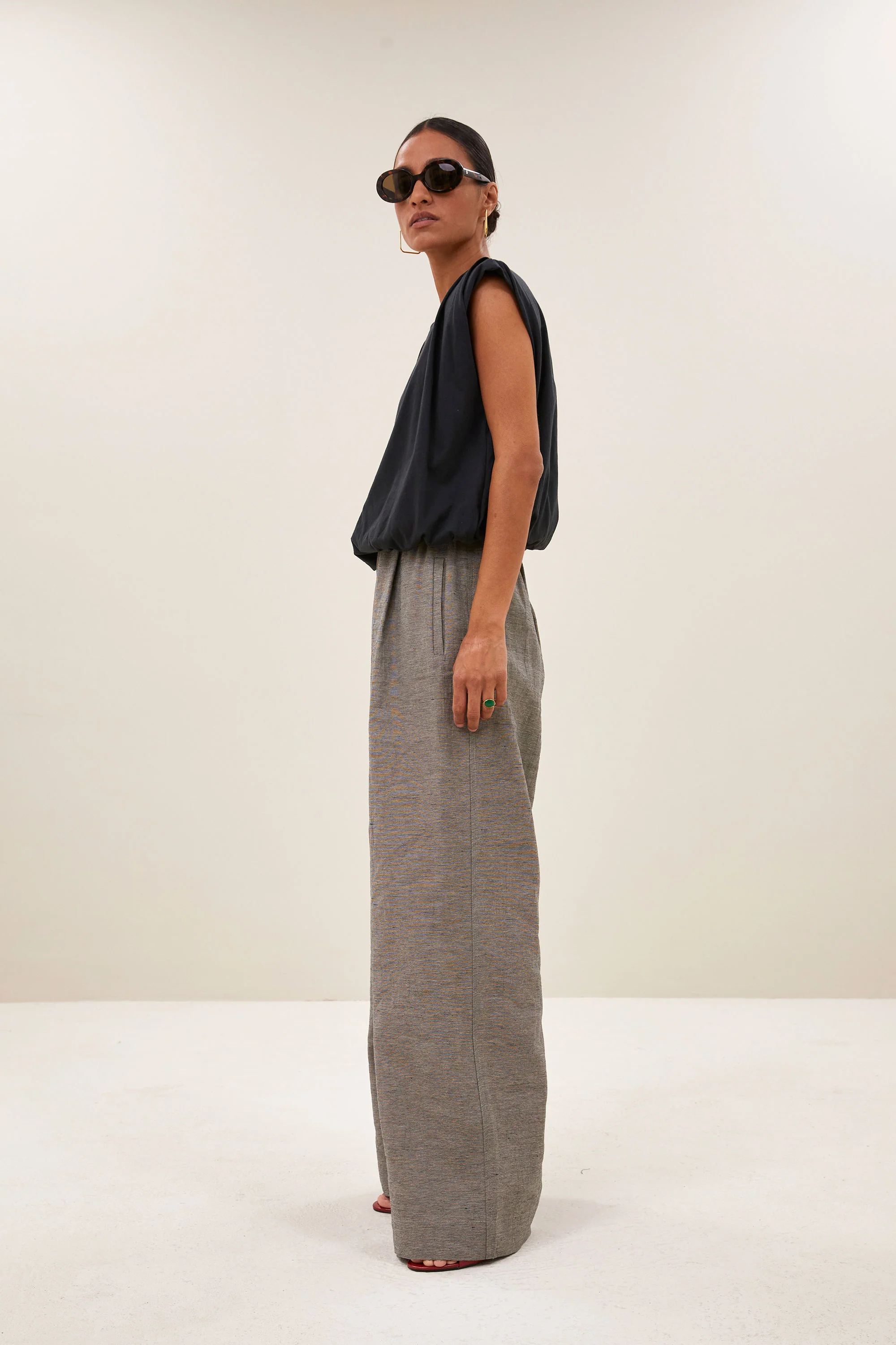 nilou jersey top | jet black - Image 3