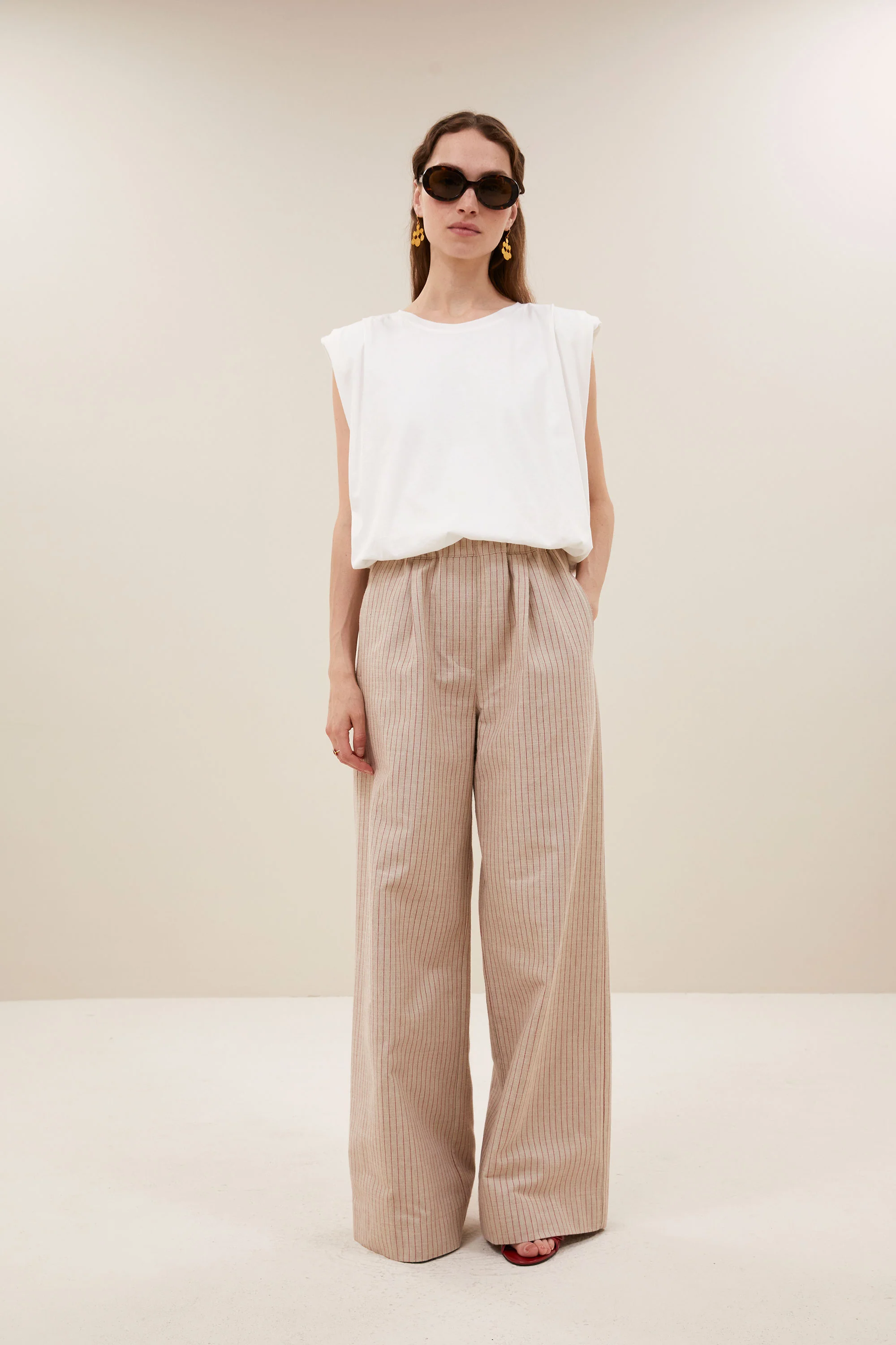 nilou jersey top | off white - Image 5