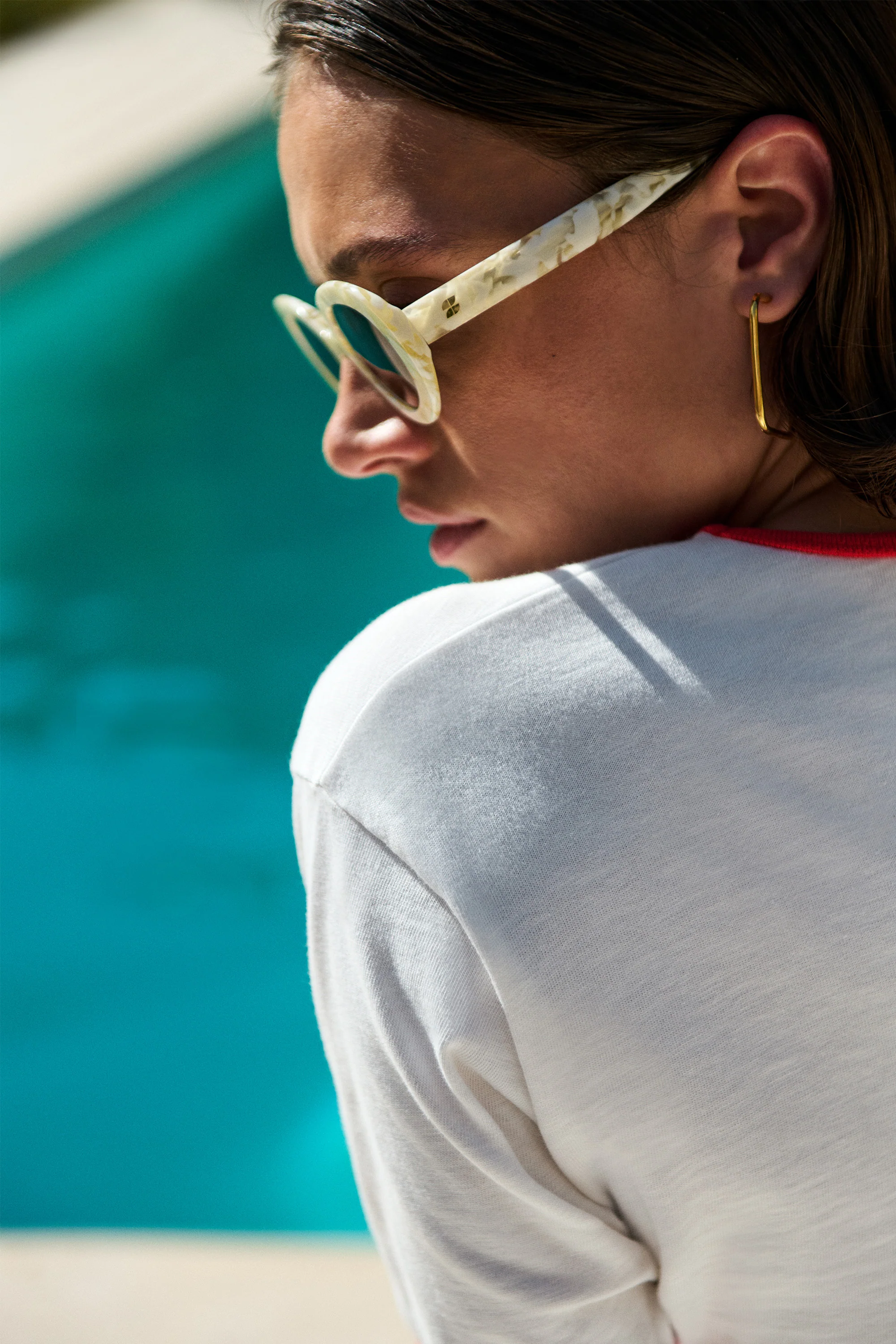 noa sunglasses | bright marble - Image 6