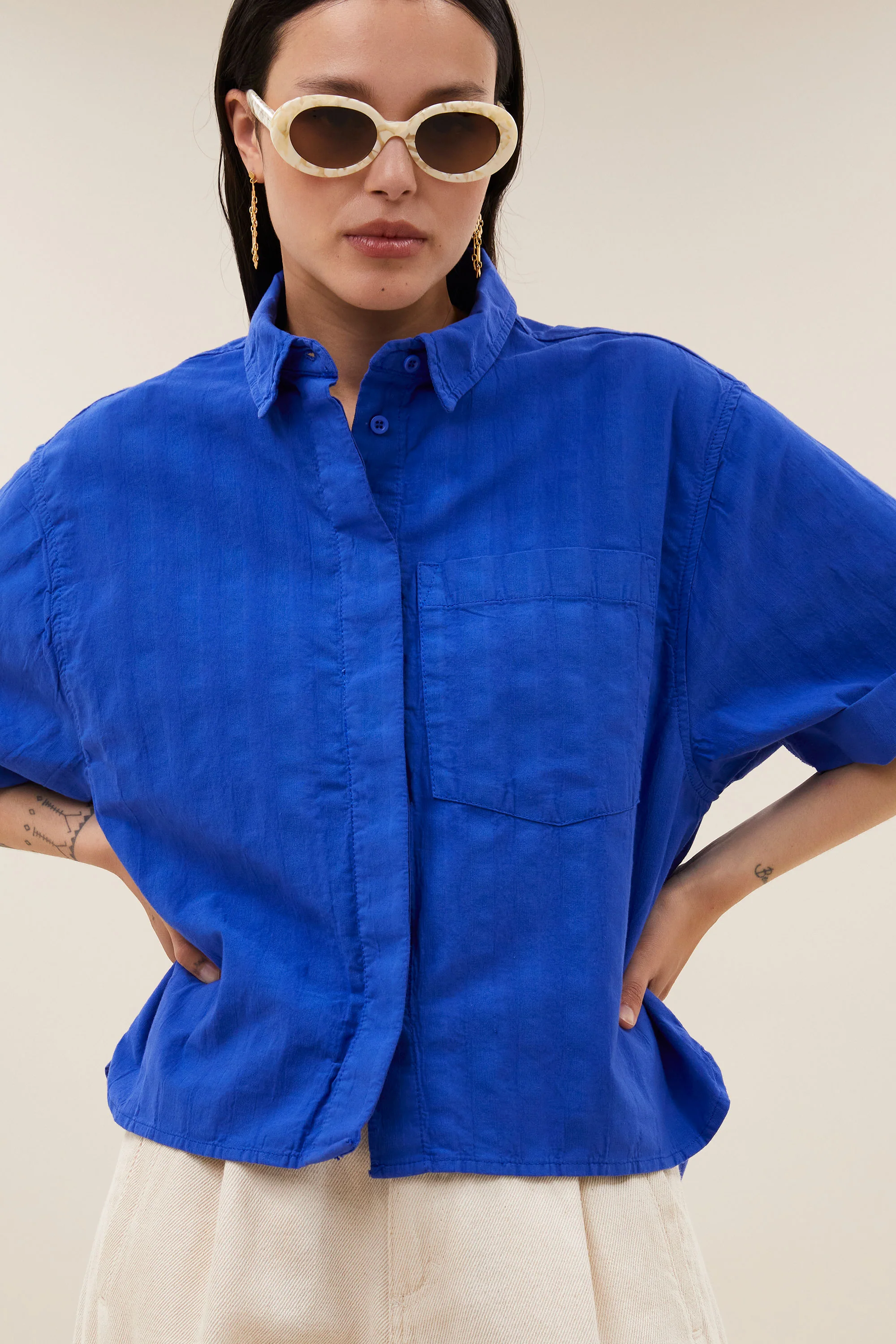novi blouse | azul blue - Image 3