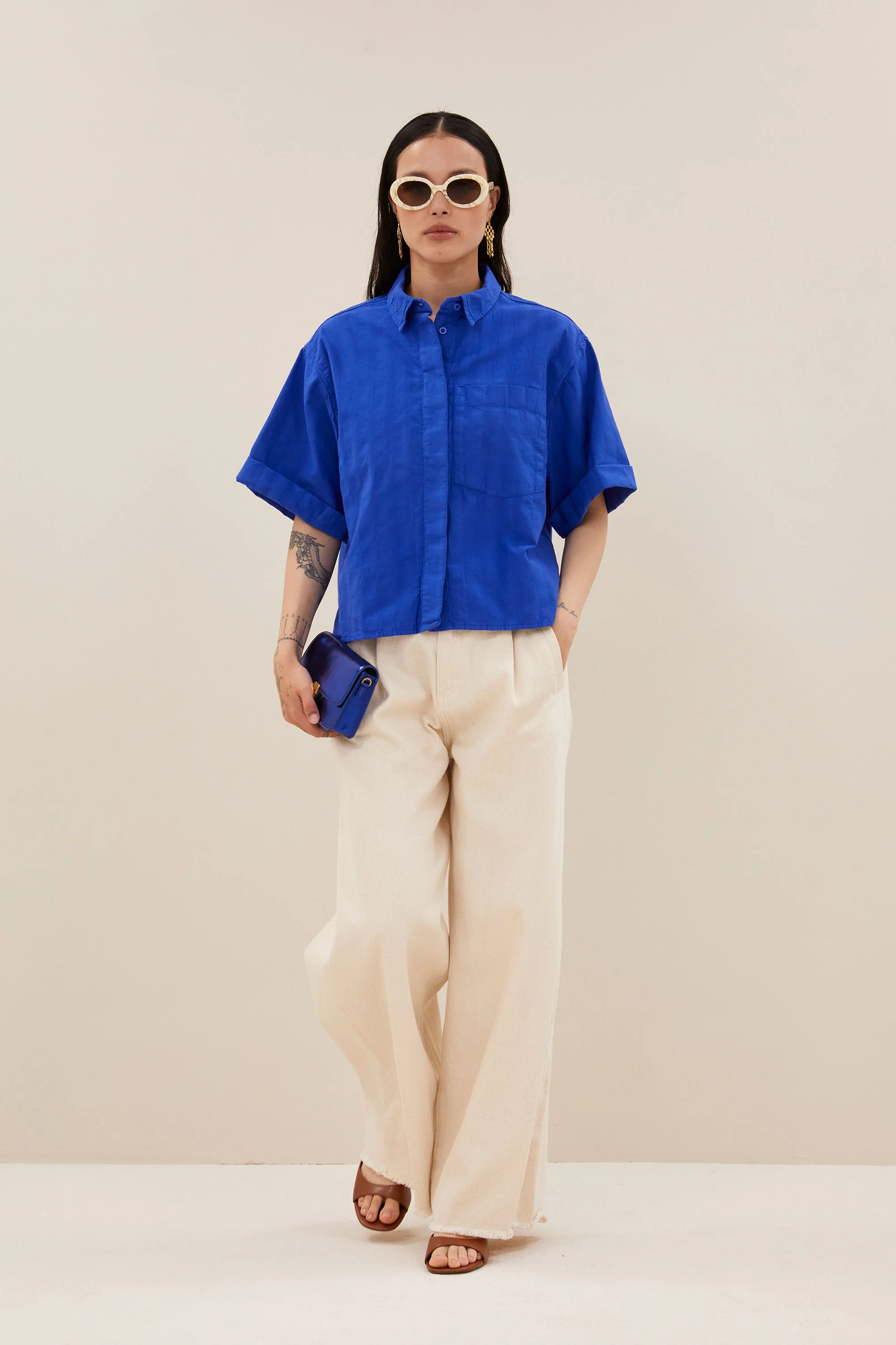 novi blouse | azul blue - Image 6