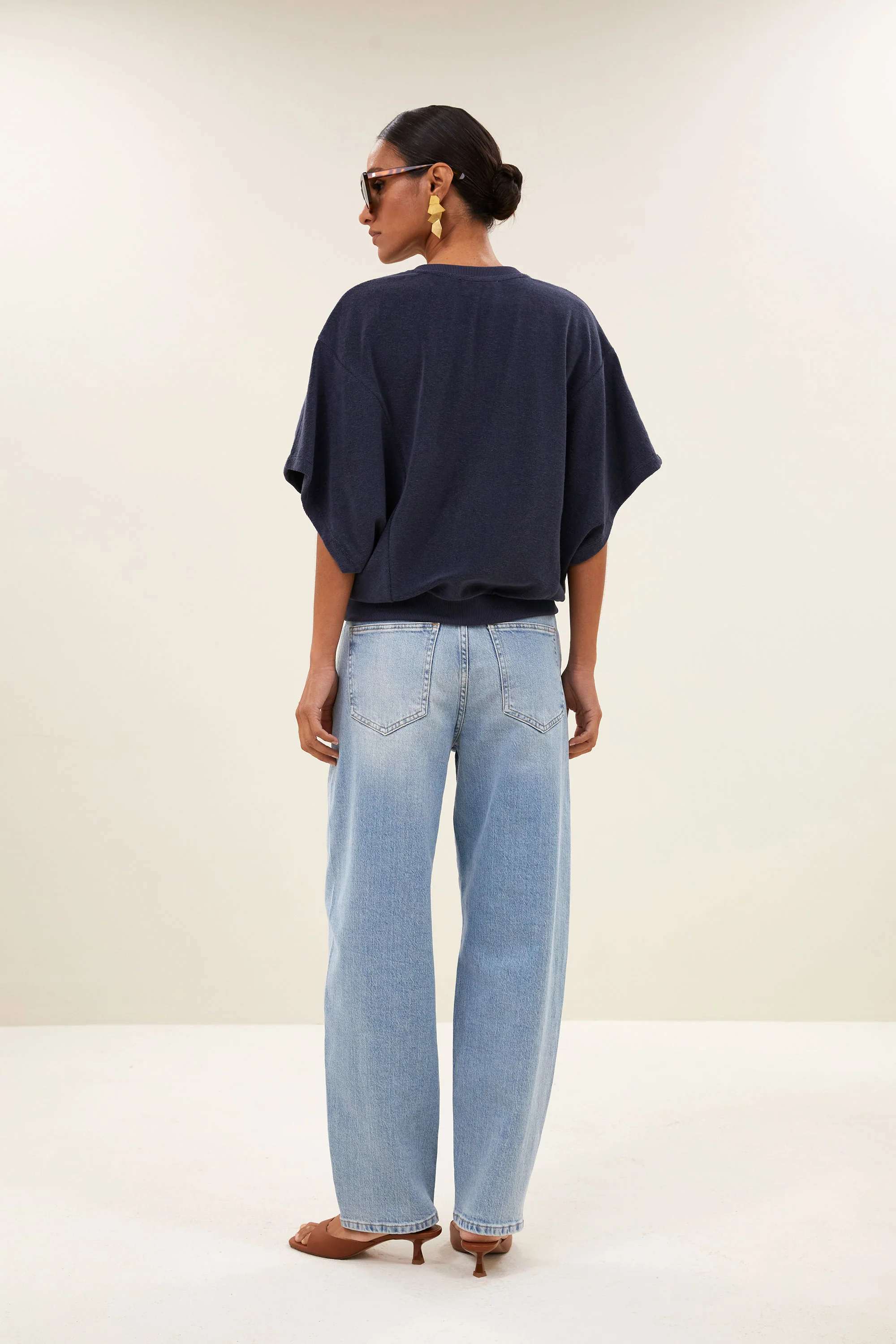 nuki slub top | midnight - Image 4