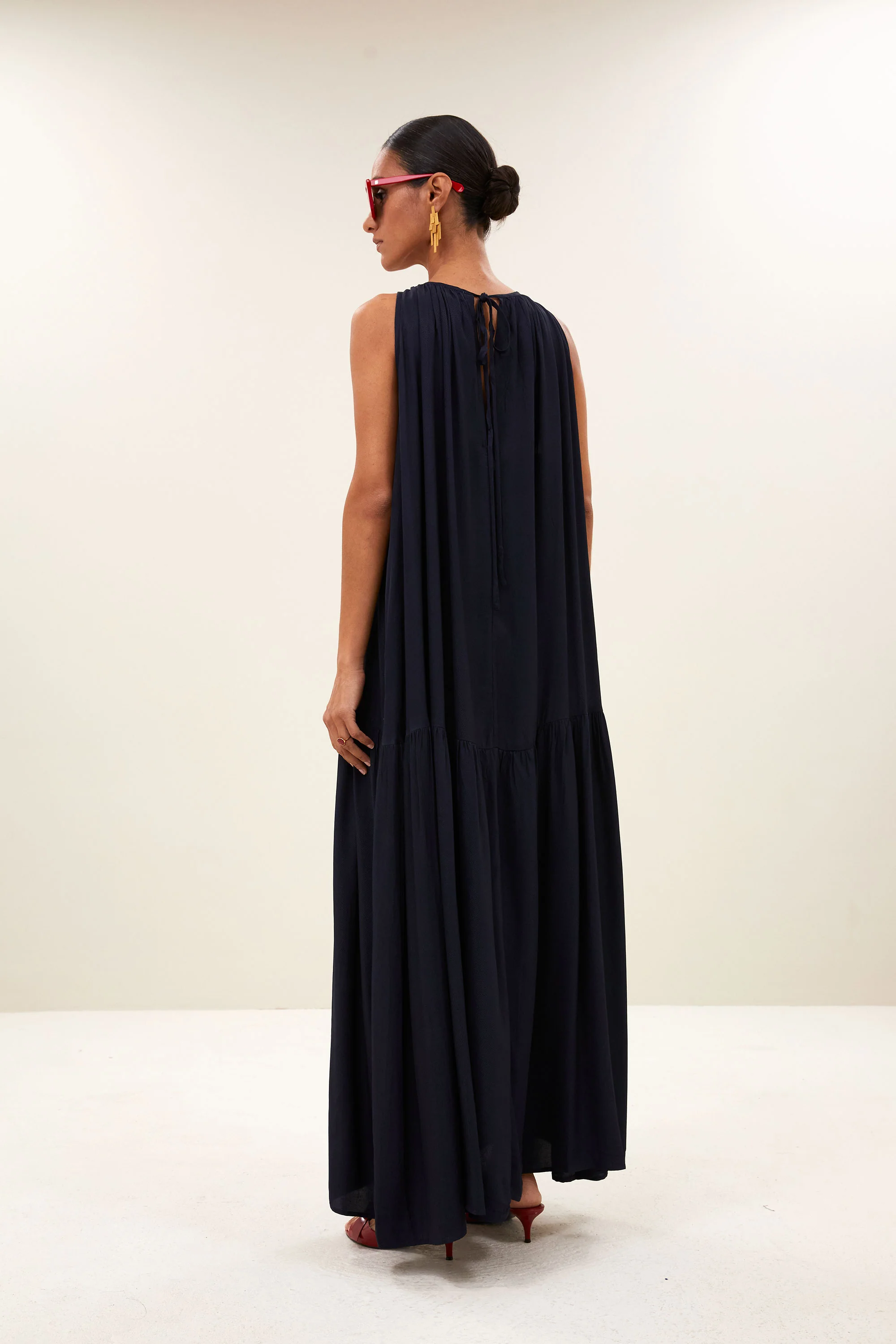 peggy twill dress | captain blue - Image 4