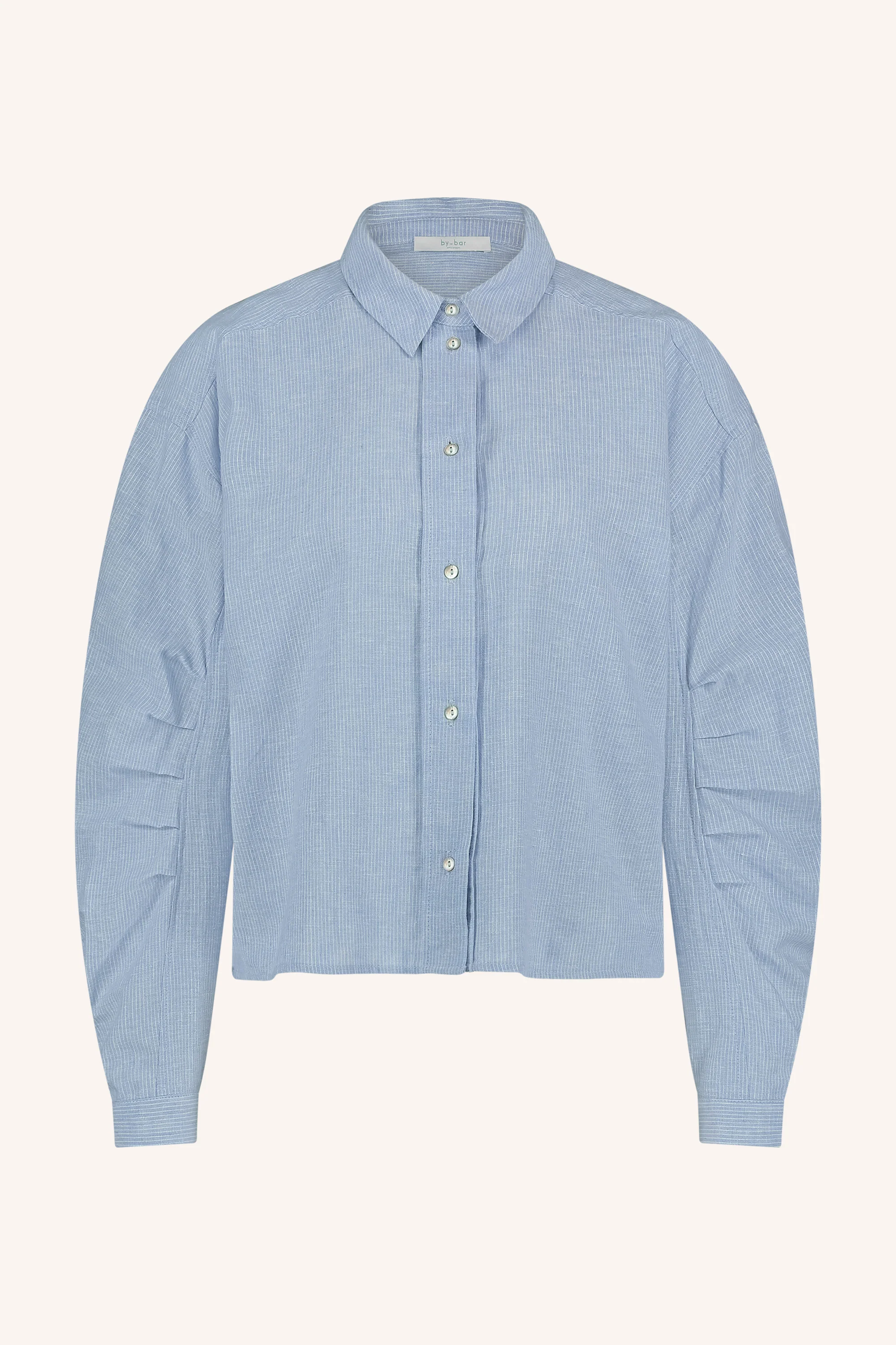 penny pinstripe blouse | sky blue - Image 7