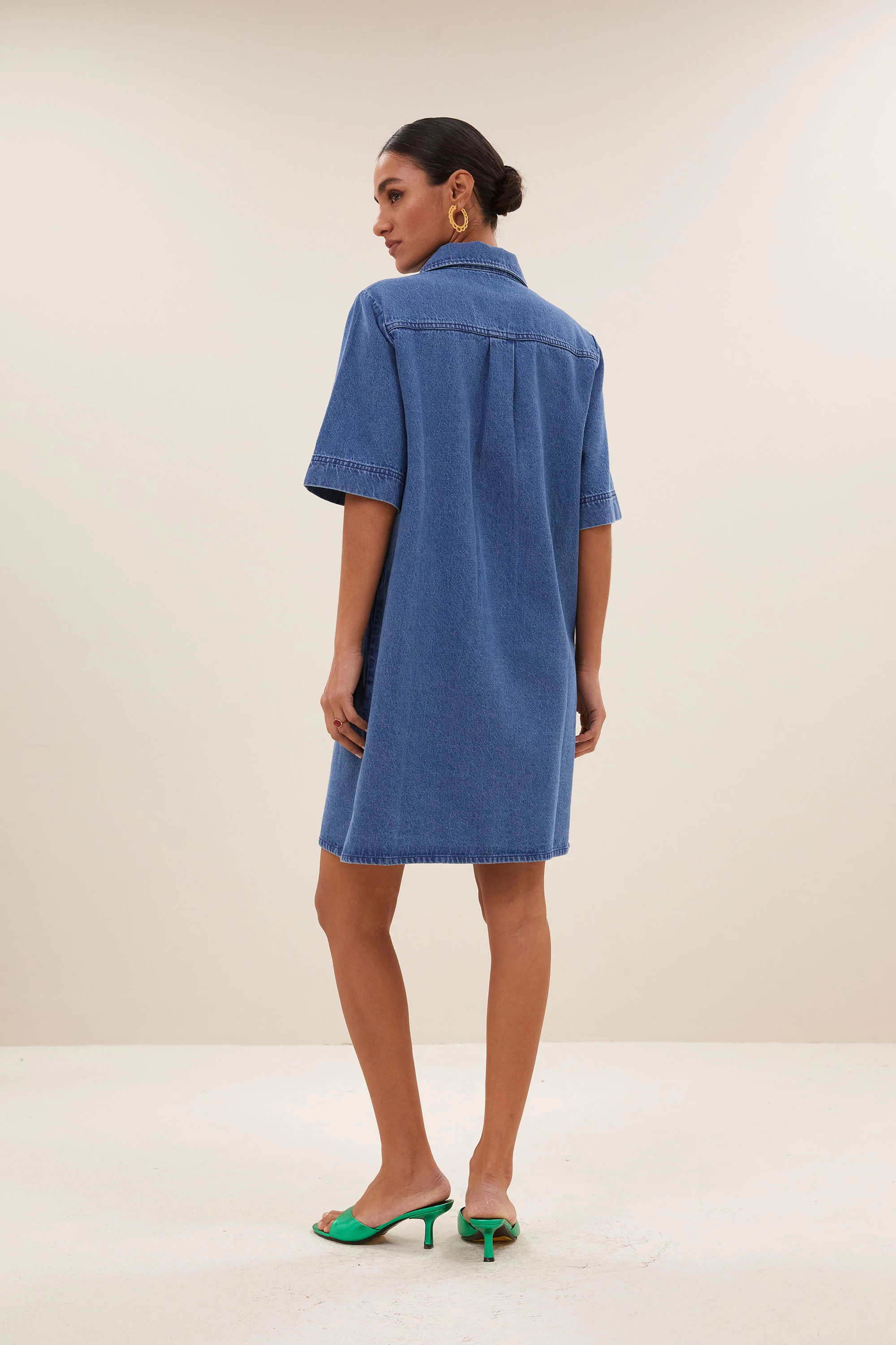 philipe denim dress | medium denim - Image 4