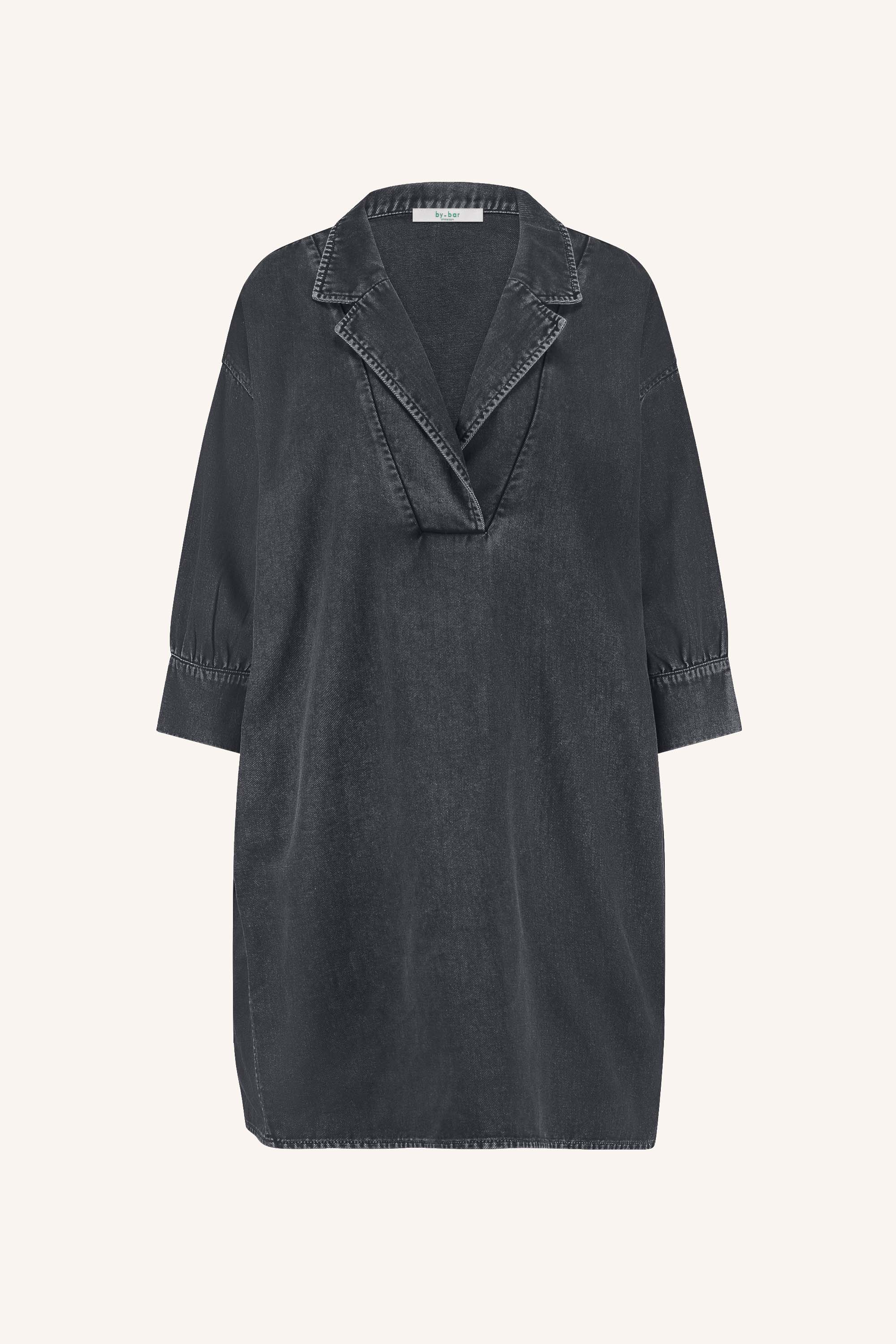 pino twill dress | jet black - Image 5