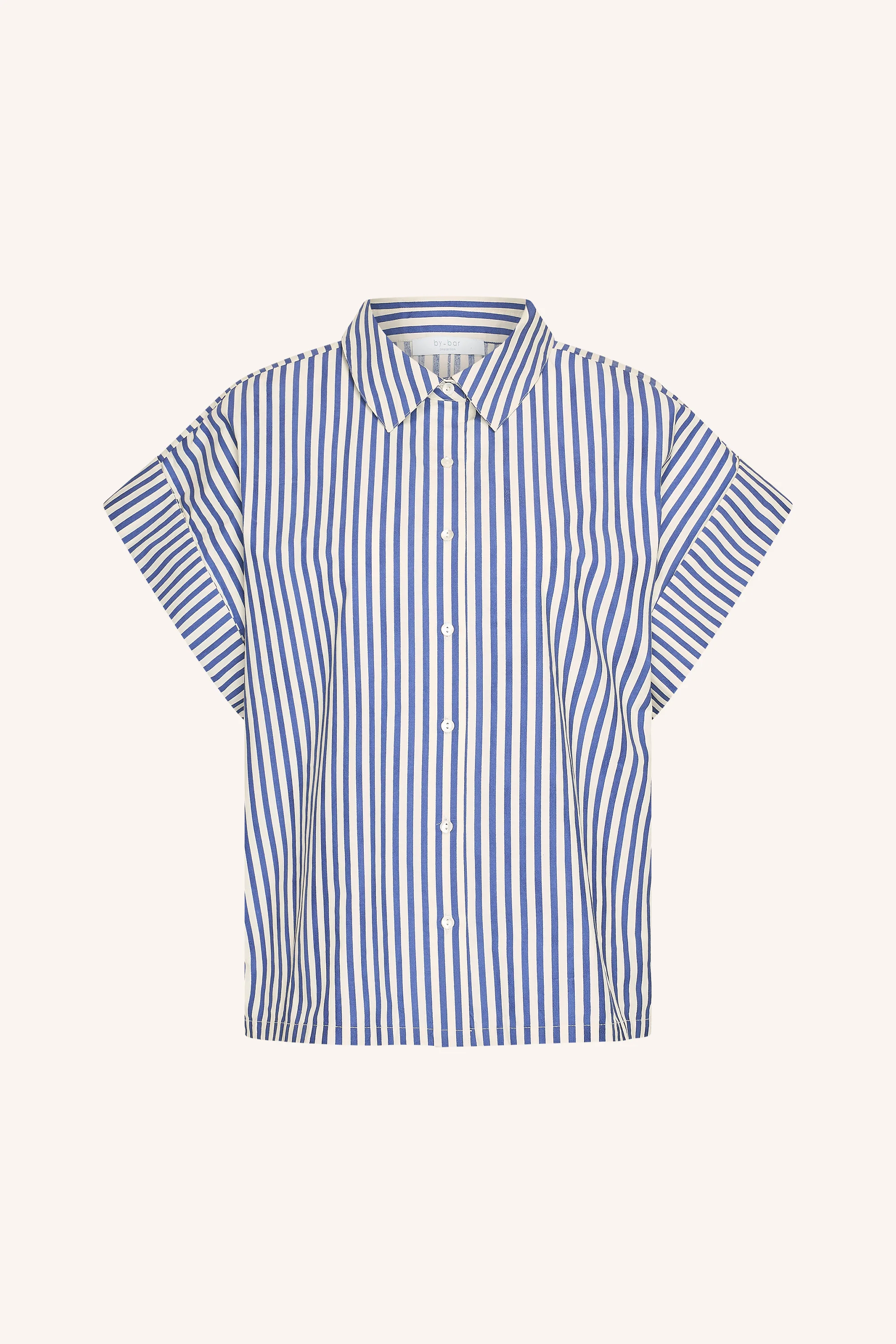 pixie blue stripe blouse | dark blue stripe - Image 9