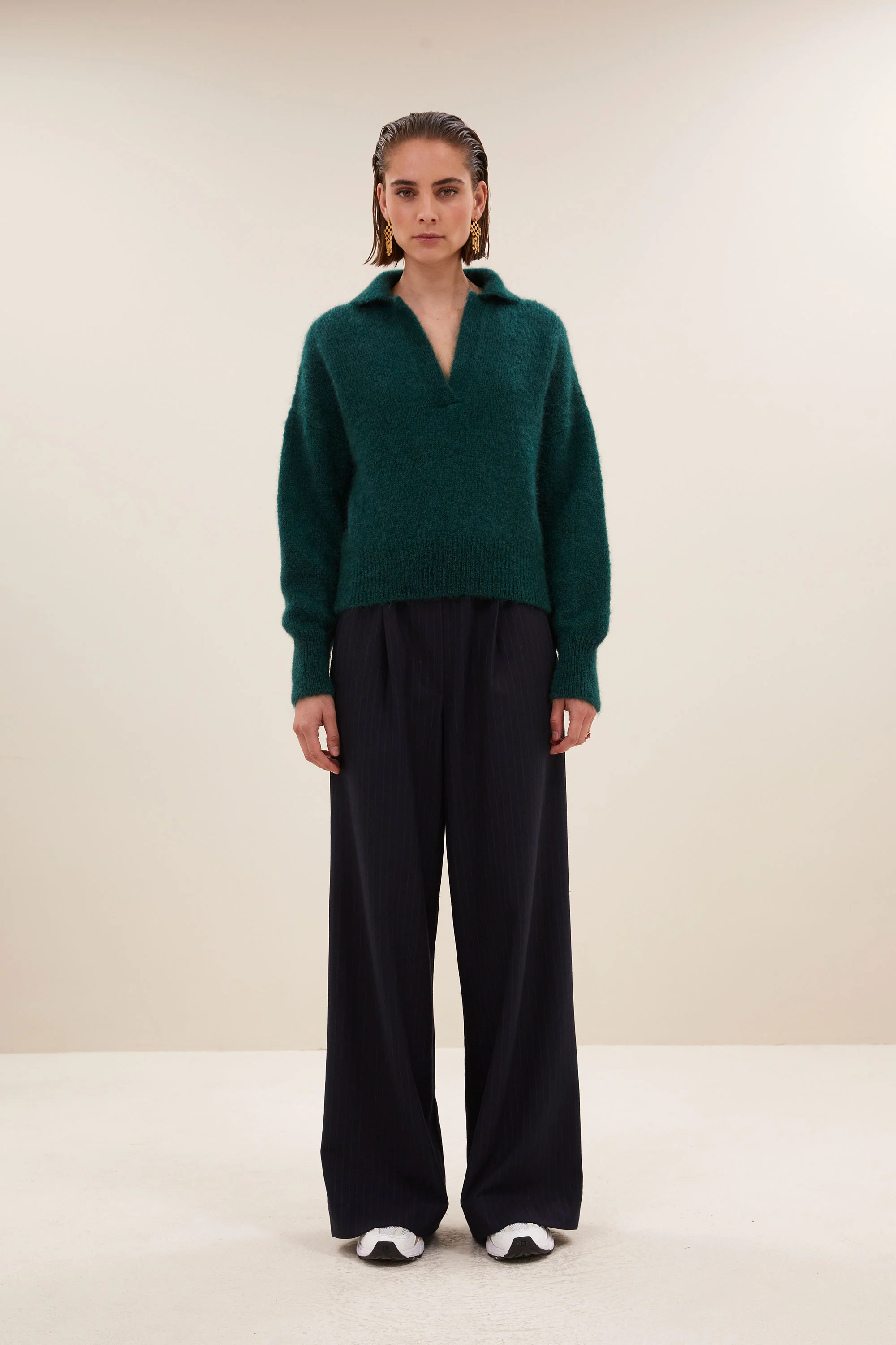 polo pullover | dark green - Image 3