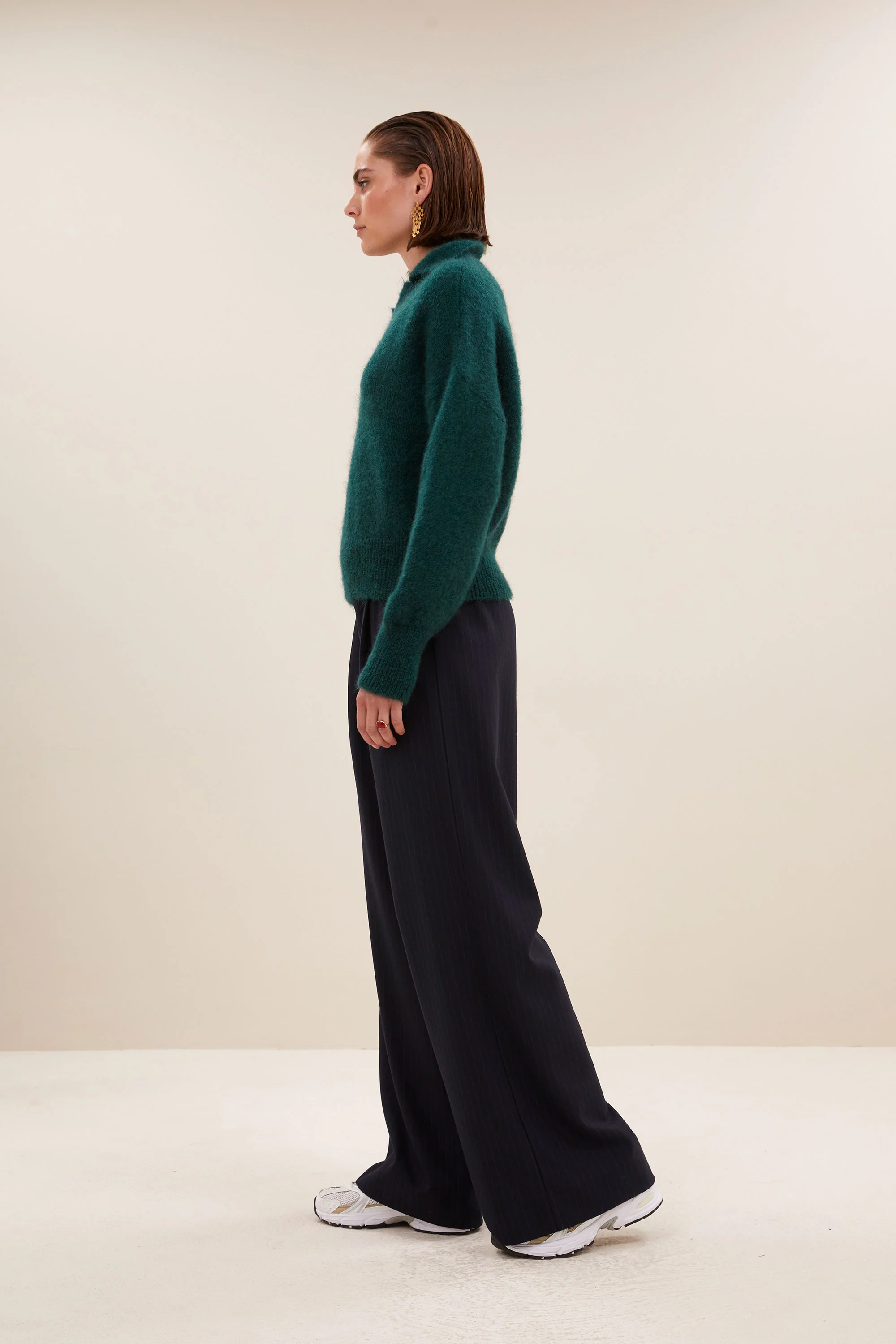 polo pullover | dark green - Image 4