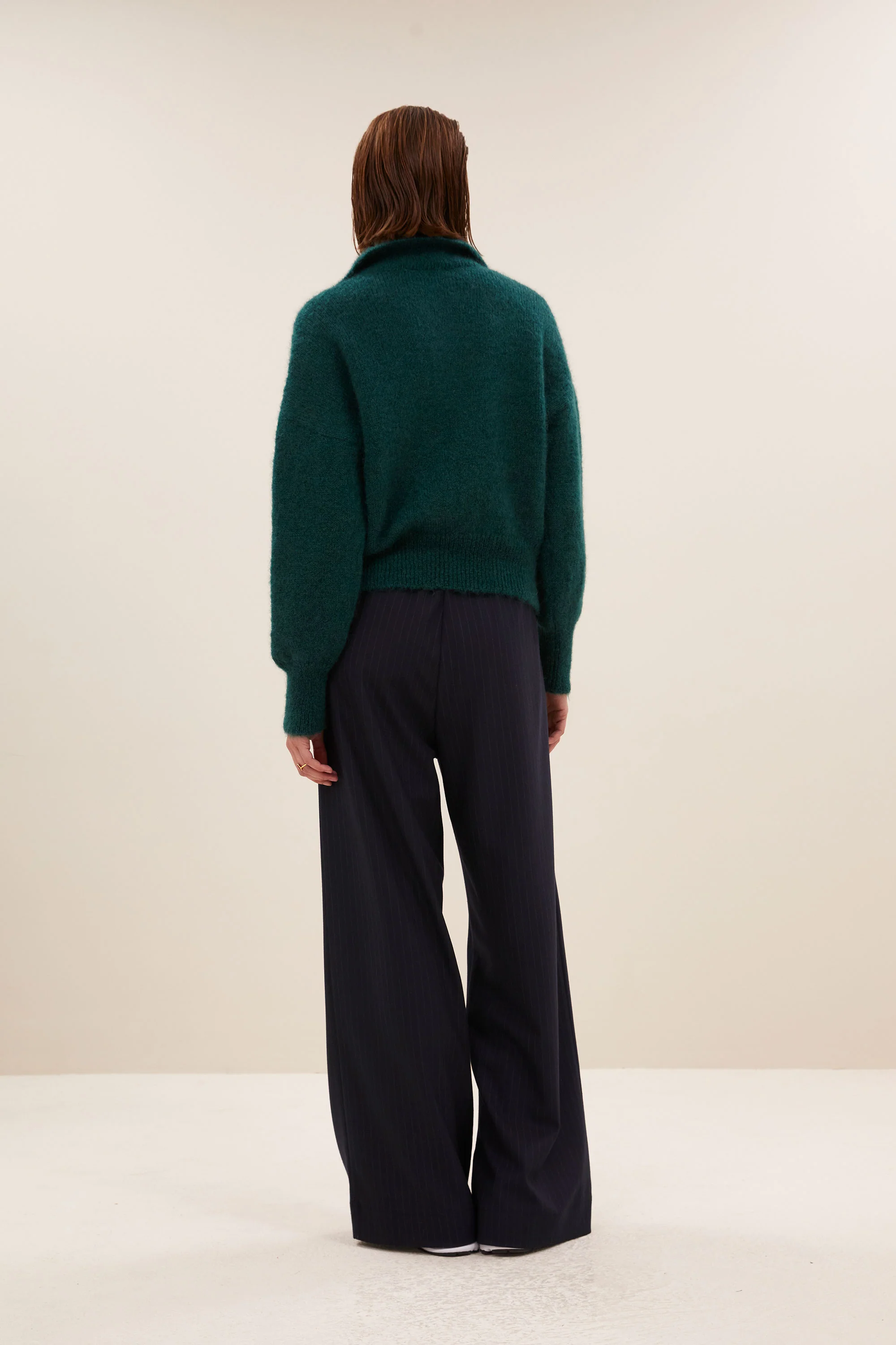 polo pullover | dark green - Image 5