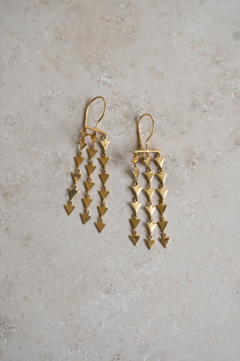 rainbow earring | gold - Image 3