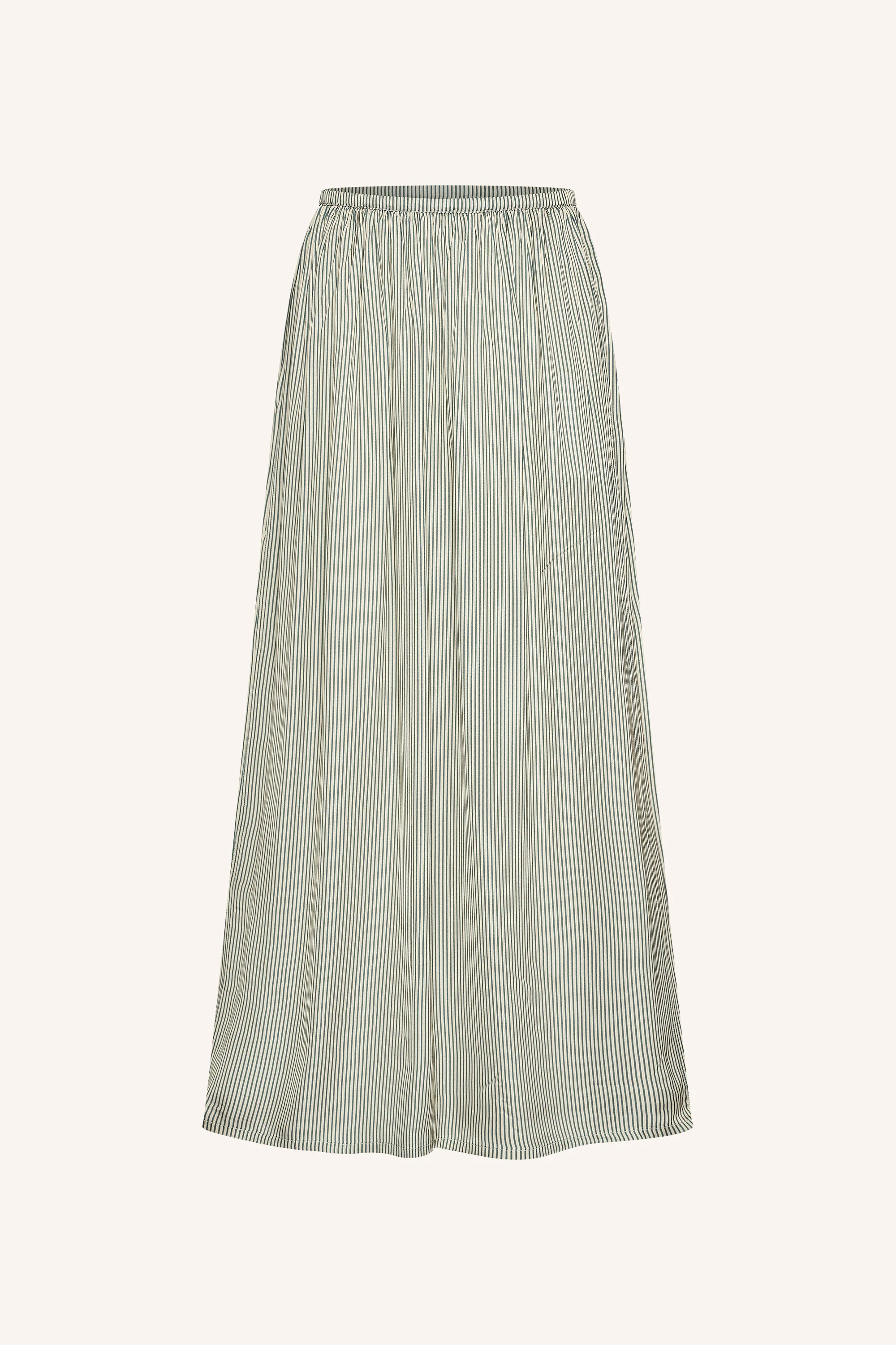 reva viscose stripe skirt | green stripe - Image 6