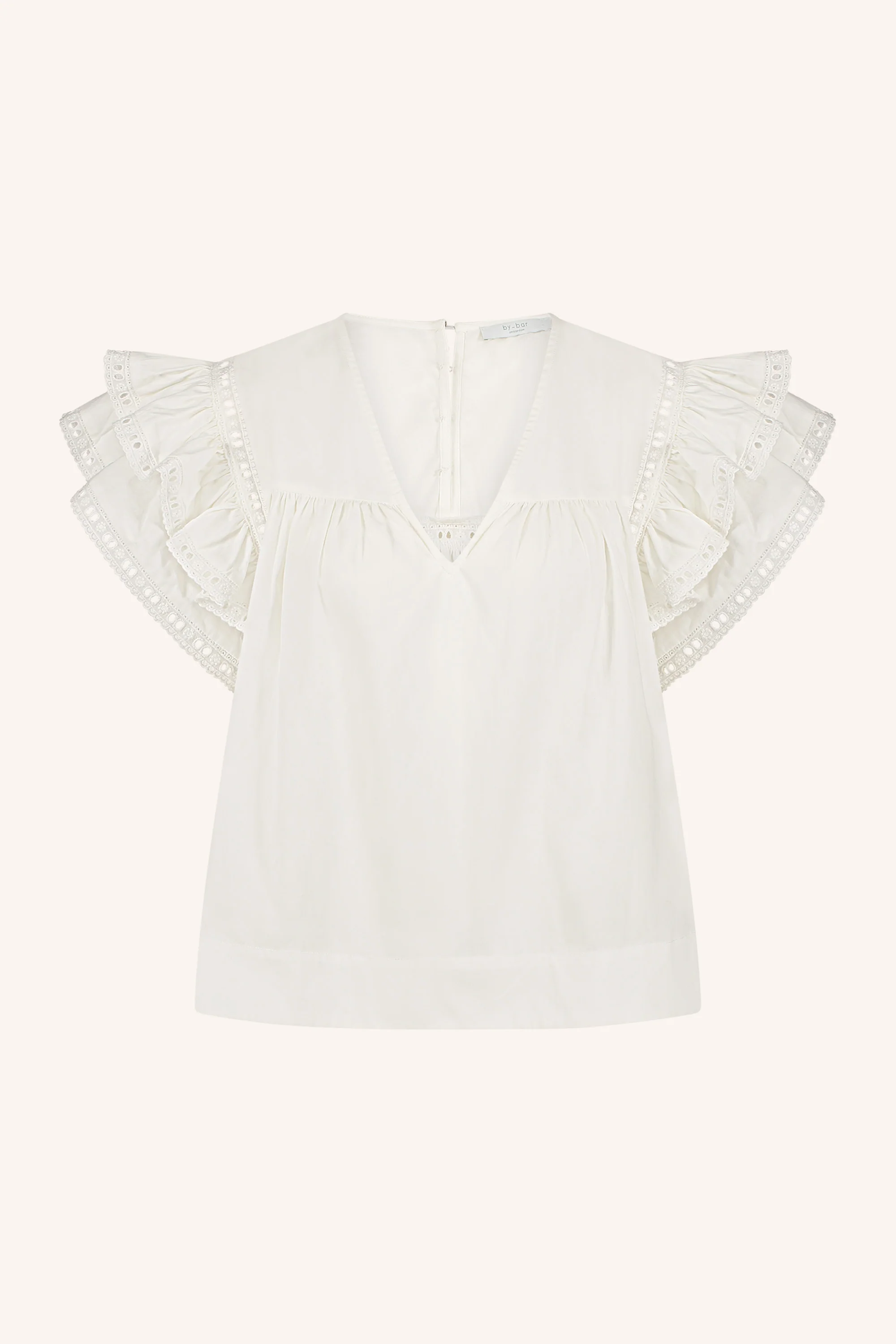 river poplin blouse | off white - Image 6