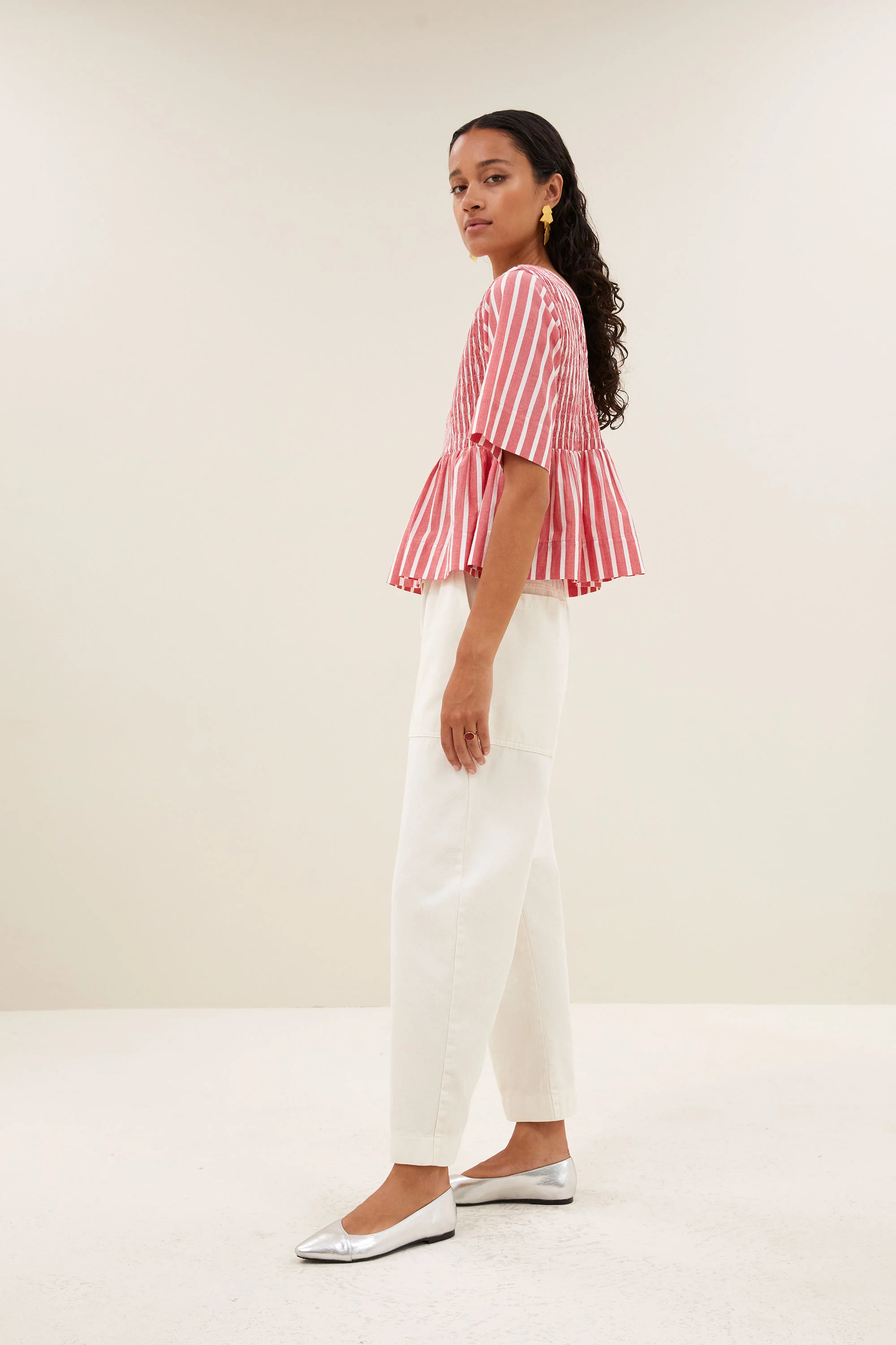 runa stripe top | red stripe - Image 3