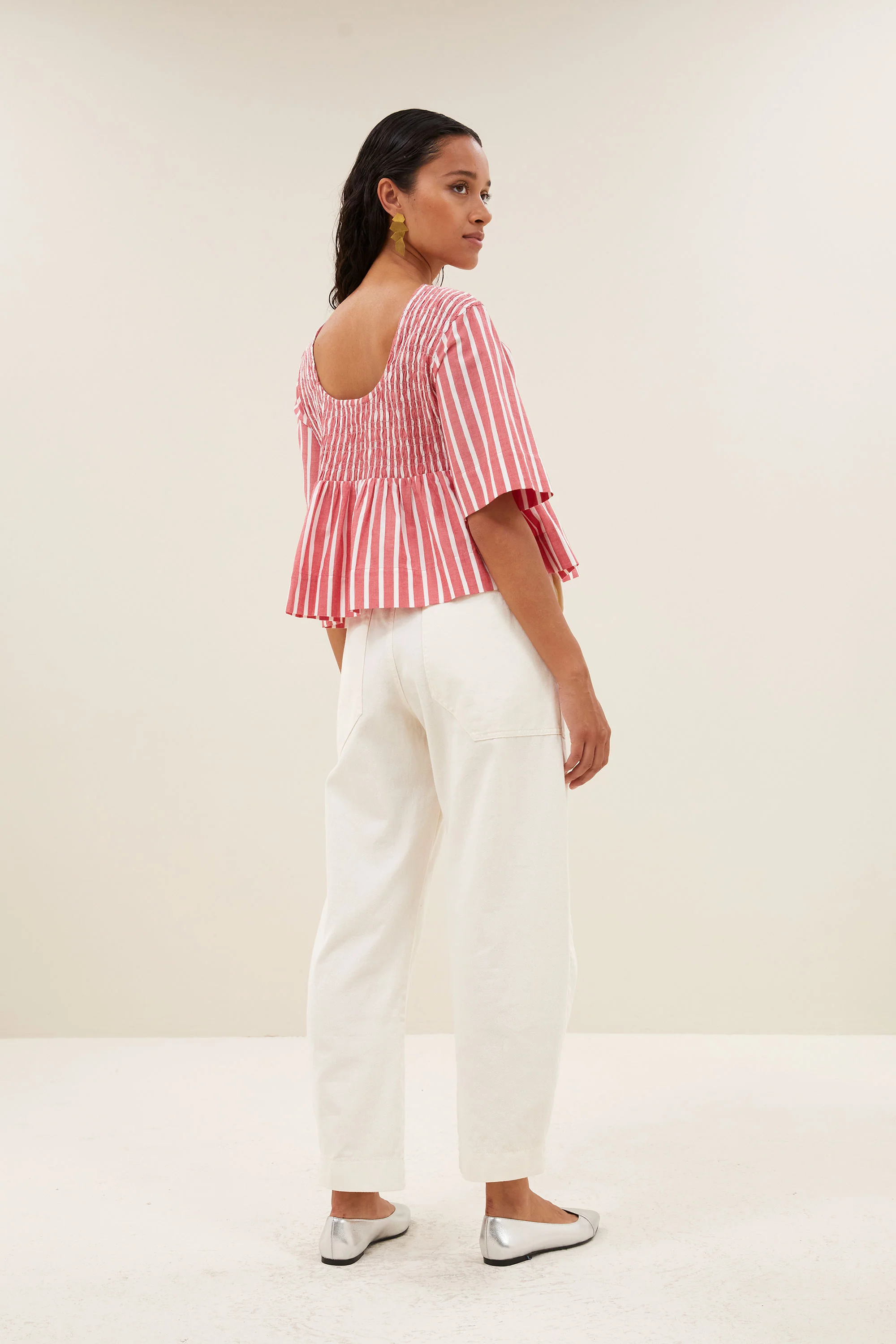 runa stripe top | red stripe - Image 4
