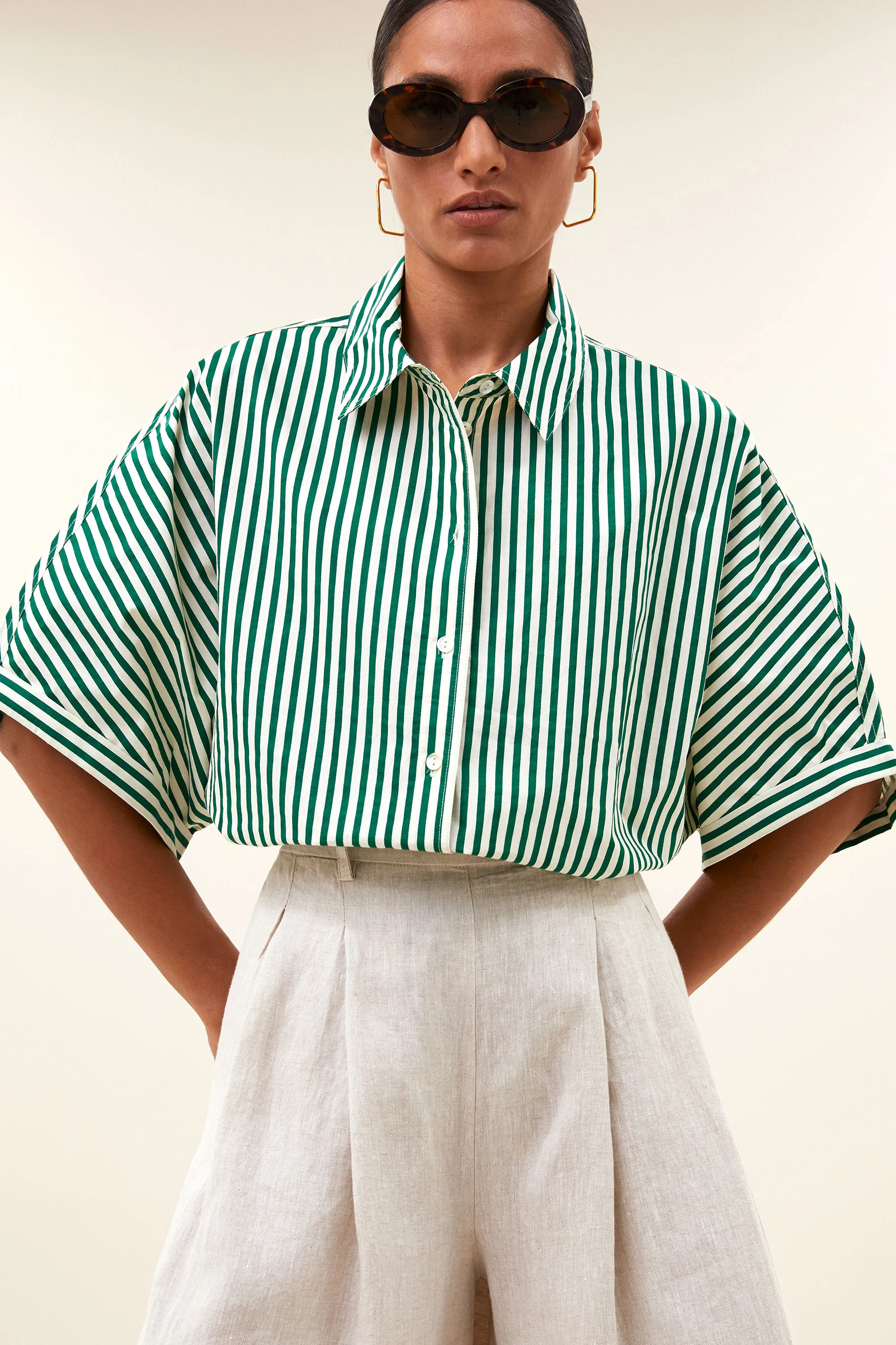 sef linen pants | chalk - Image 4