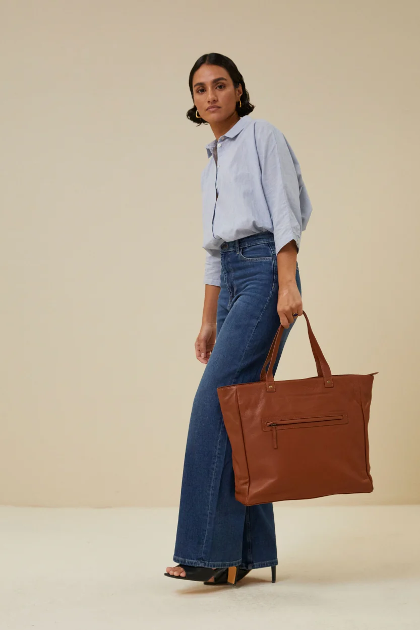 shopper bag | cognac - Image 6