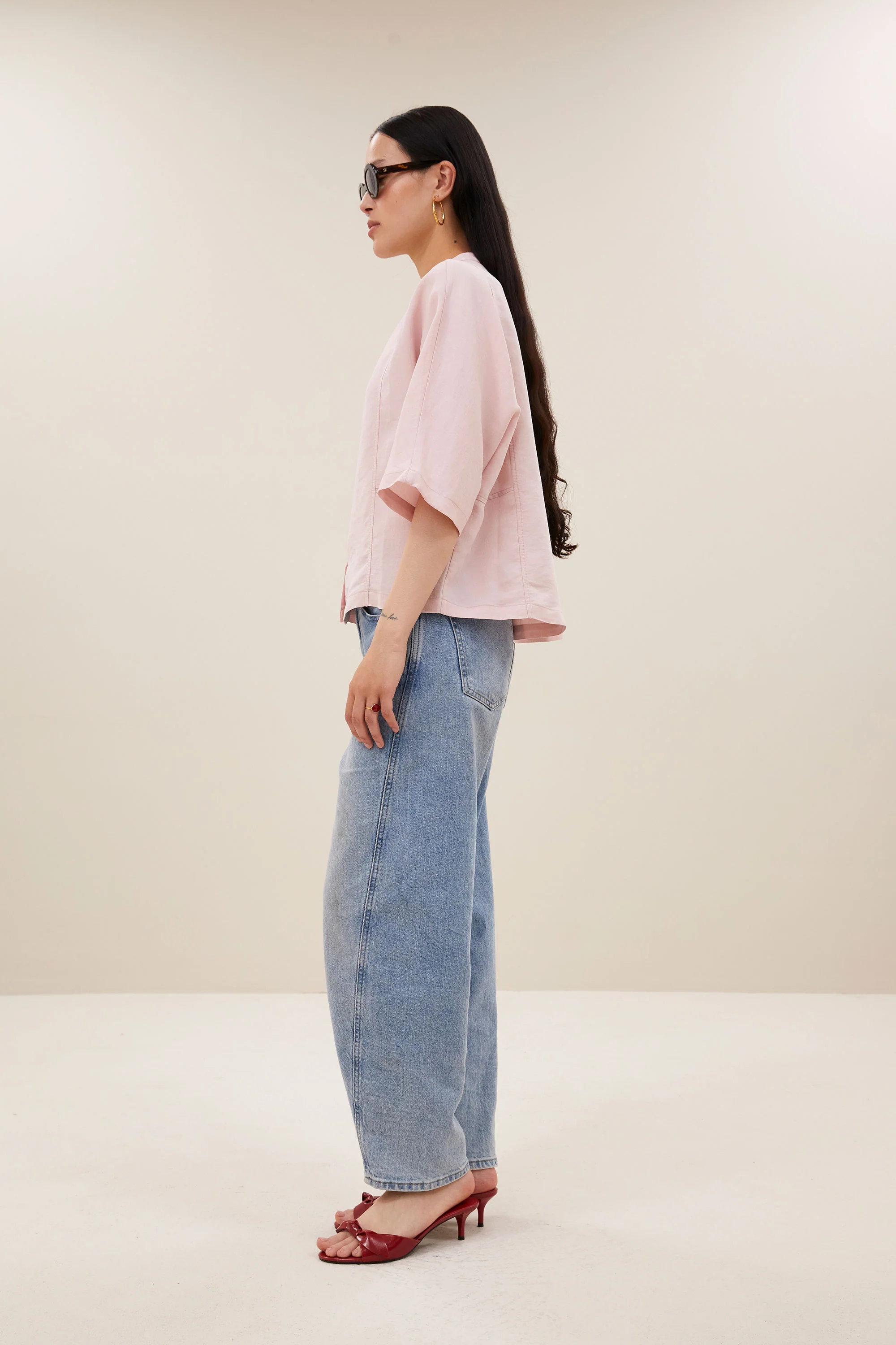 siem blouse | old pink - Image 3