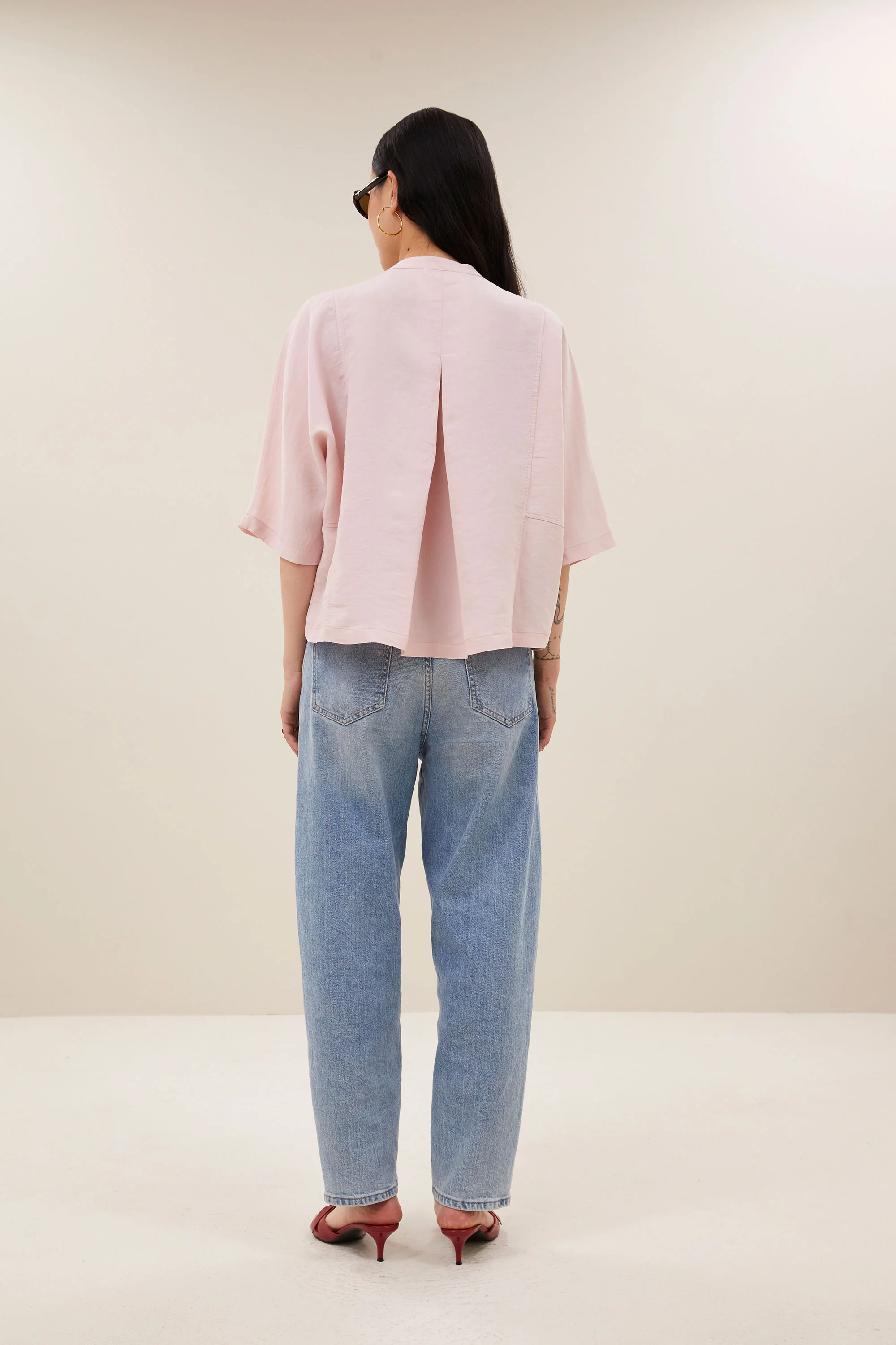 siem blouse | old pink - Image 4