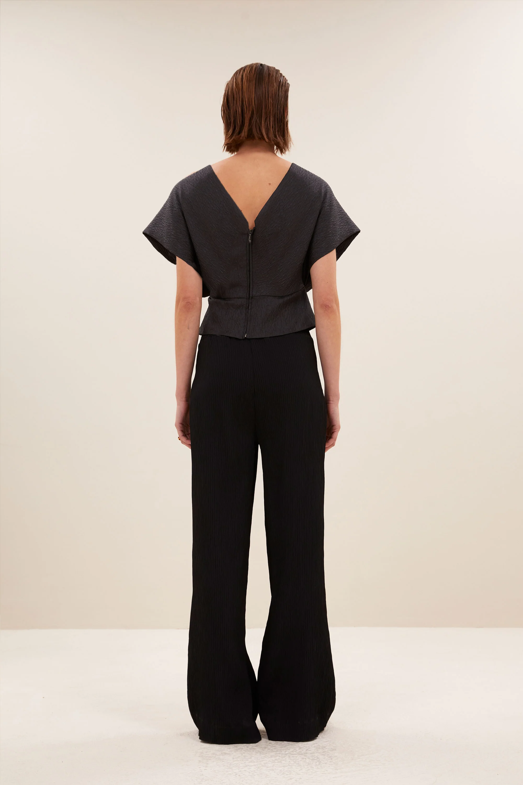 simone bubble top | jet black - Image 5
