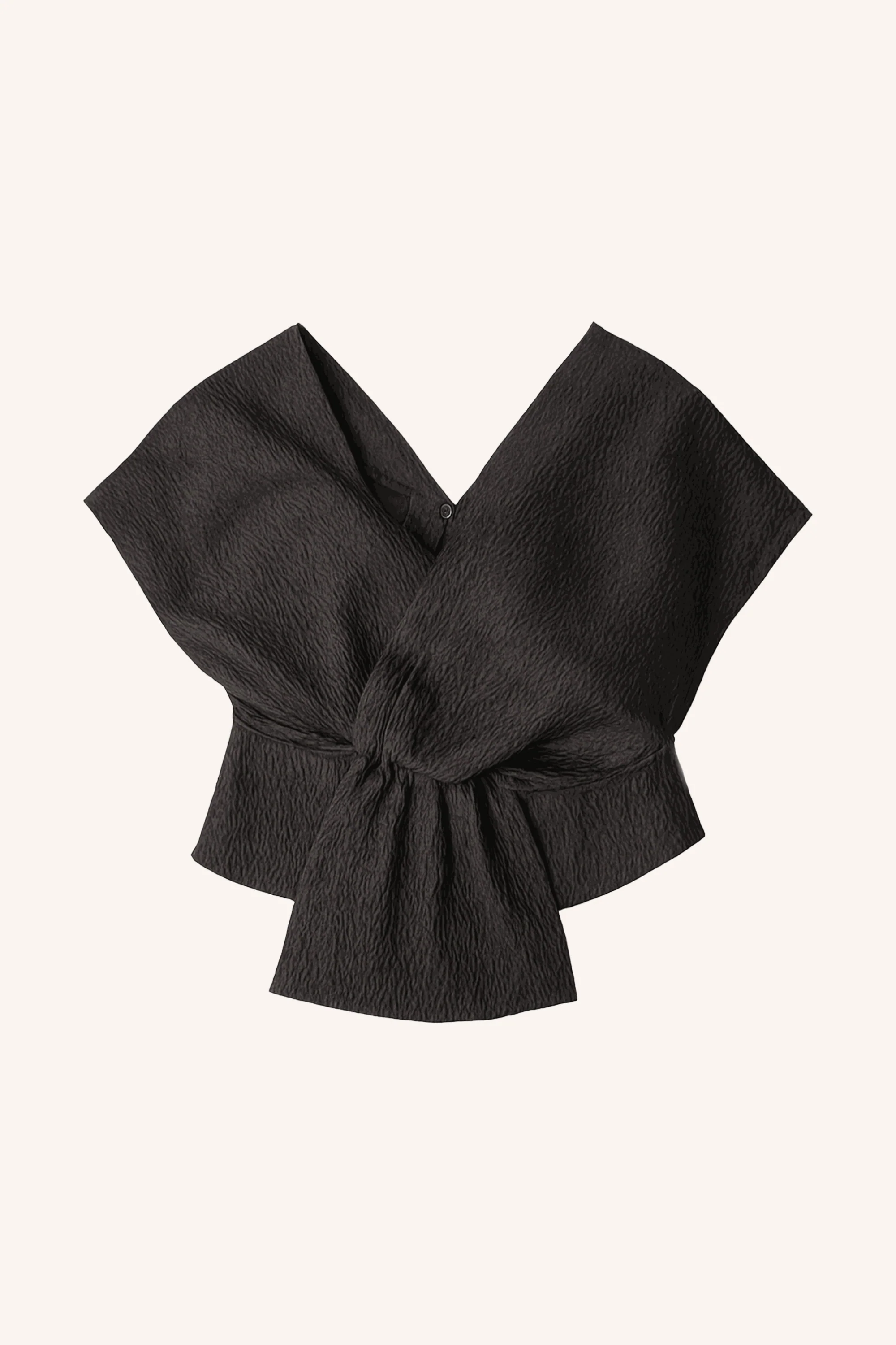 simone bubble top | jet black - Image 6
