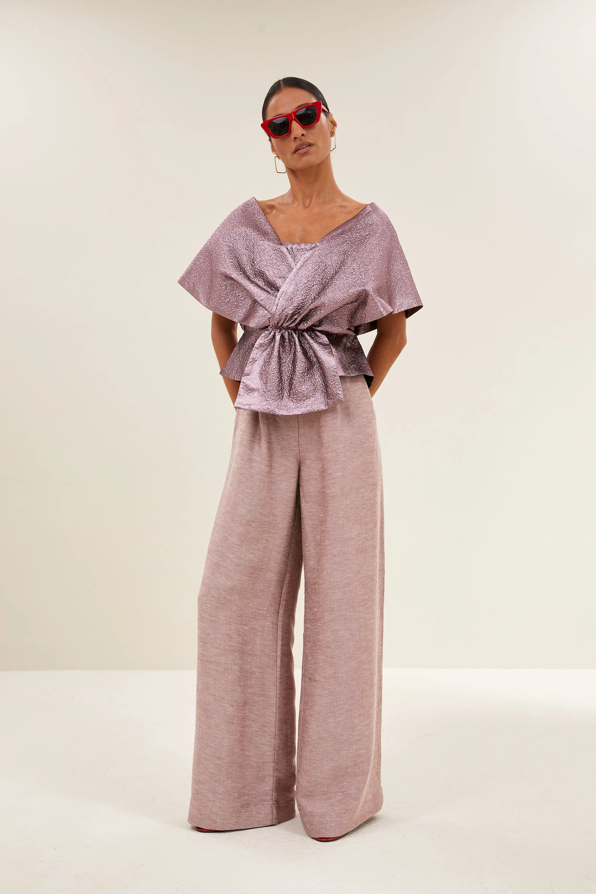 simone metallic top | dusty lilac - Image 7