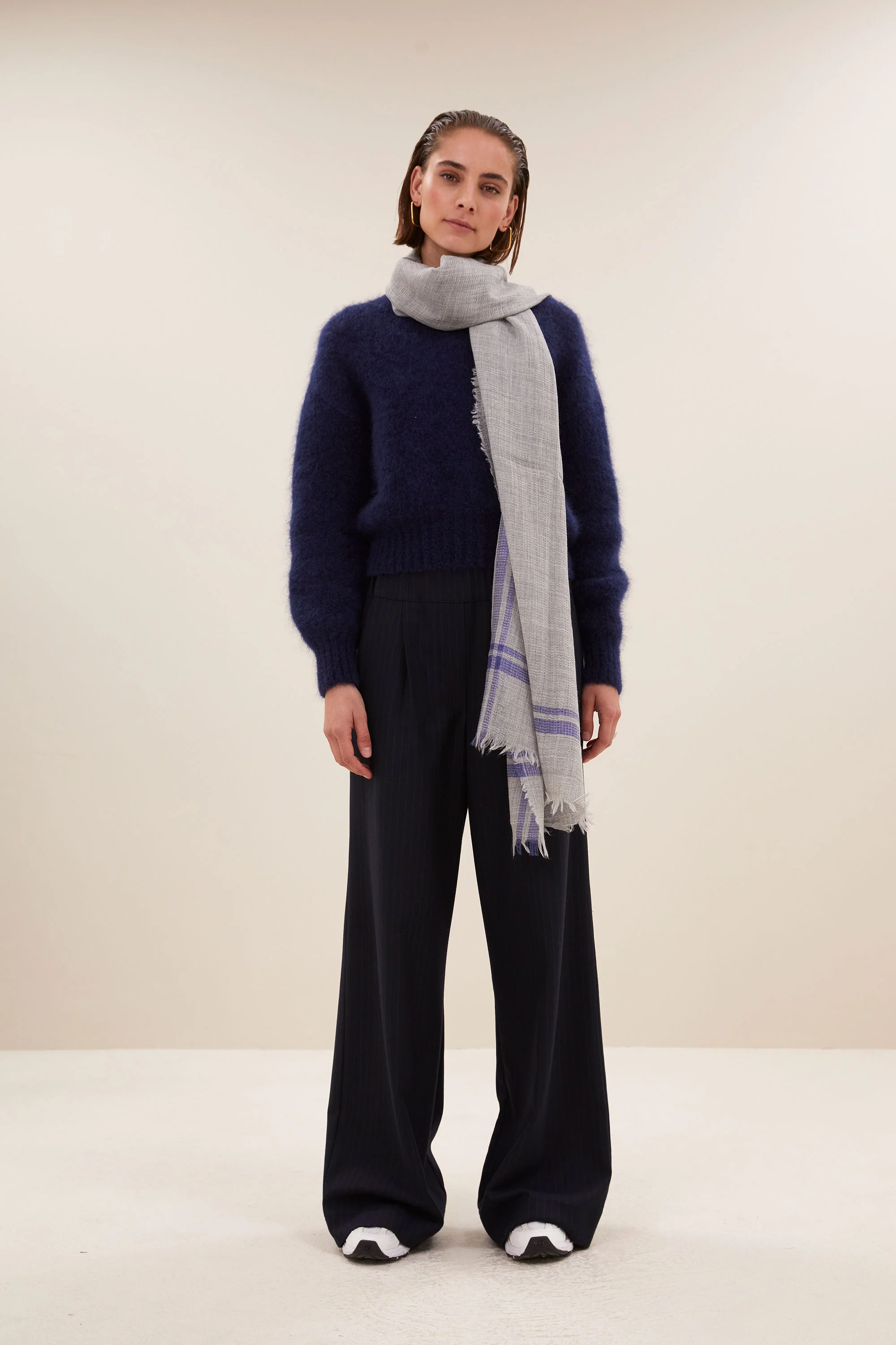 sira scarf | stone grey - Image 3