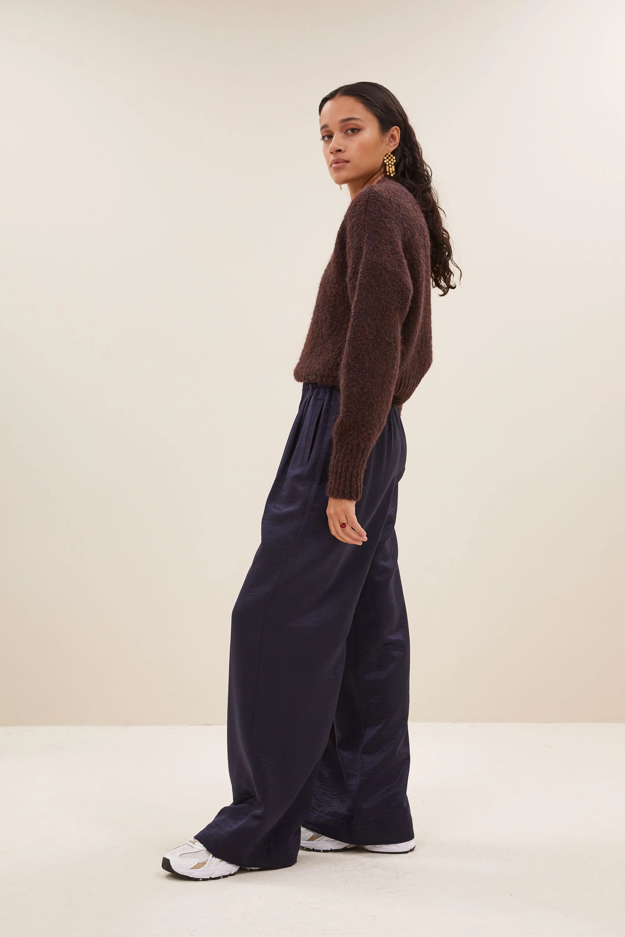 sonny bulky pullover | chocolate brown - Image 3
