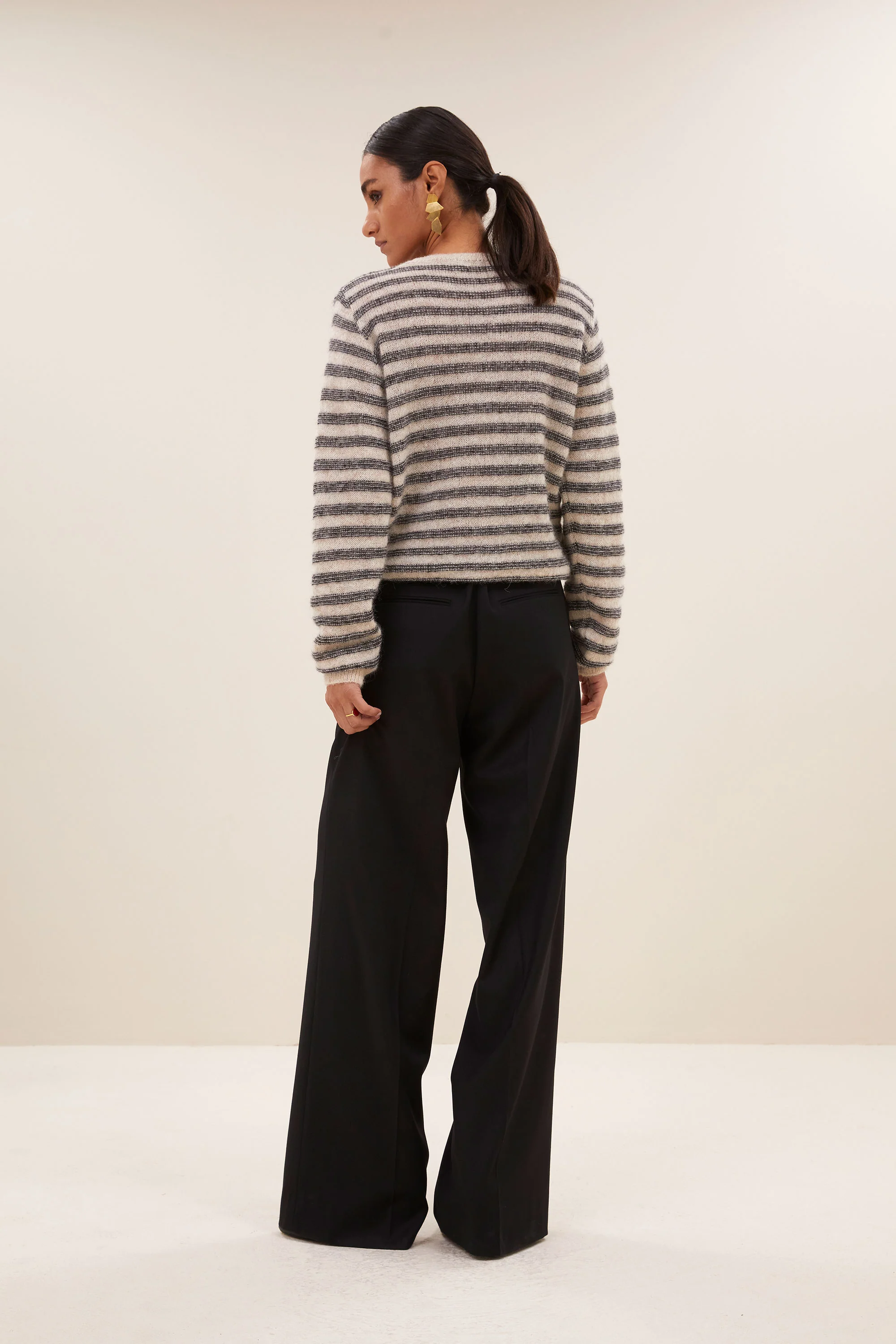 spila stripe pullover | sand mill stripe - Image 5