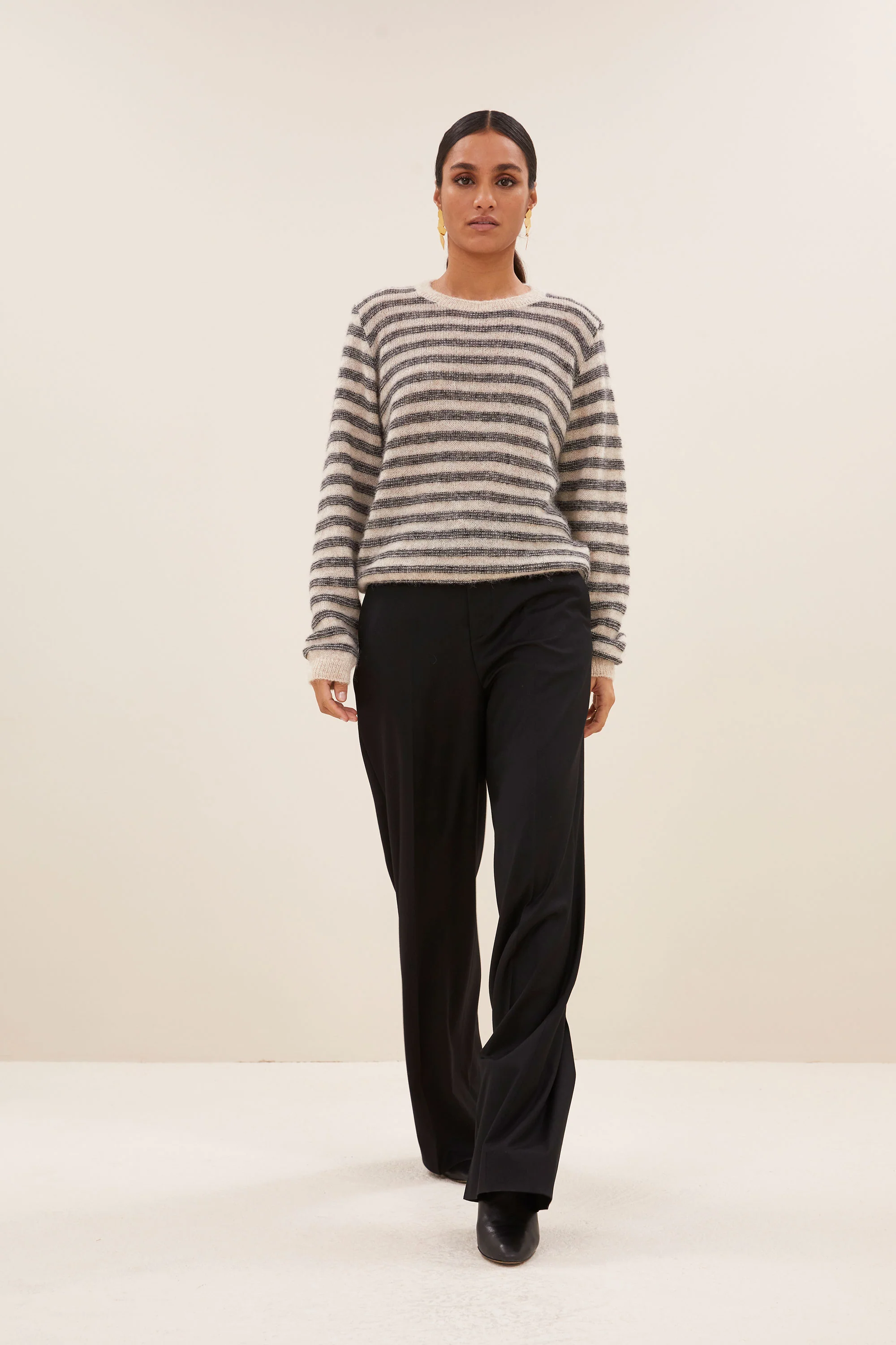 spila stripe pullover | sand mill stripe - Image 6
