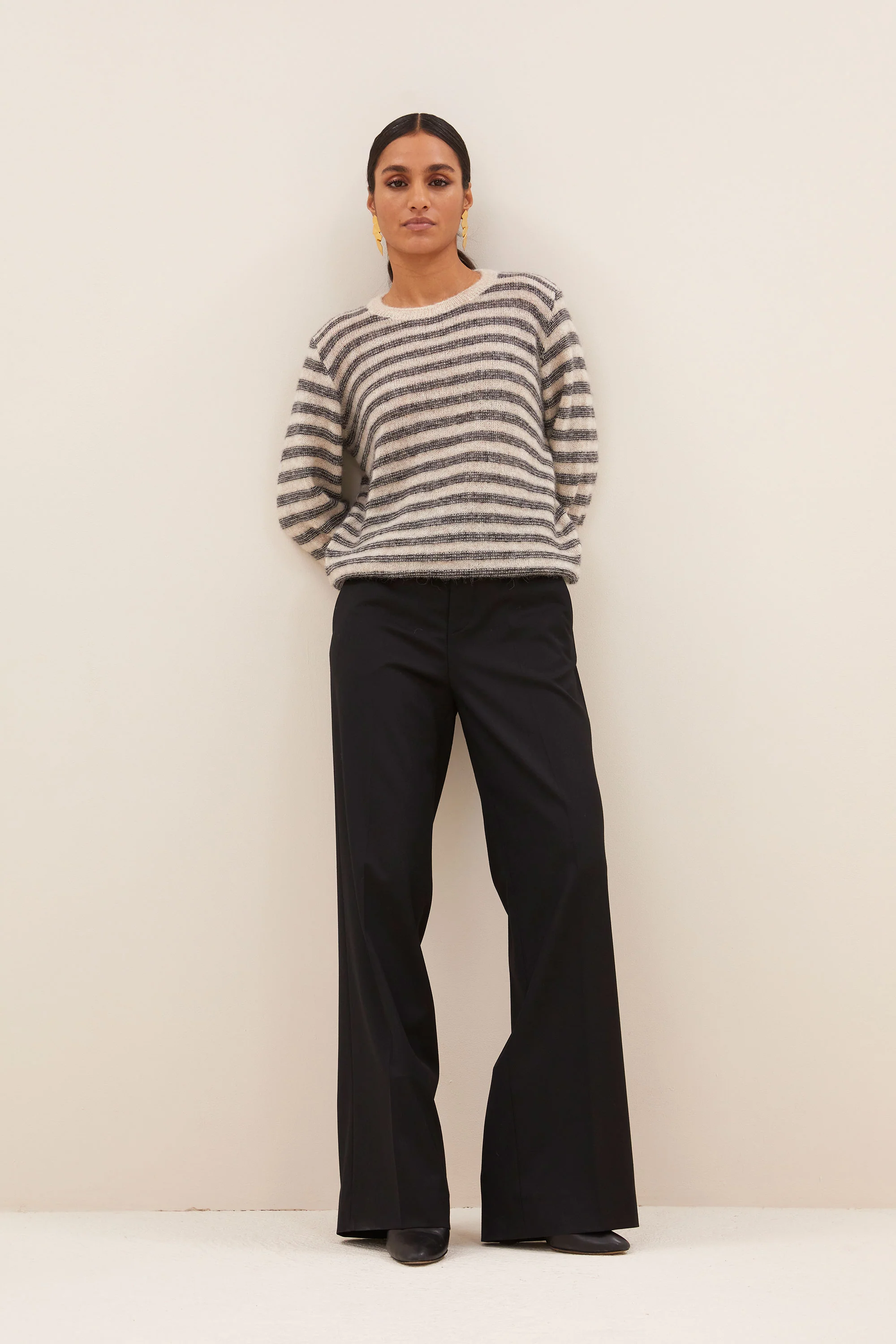 spila stripe pullover | sand mill stripe - Image 7