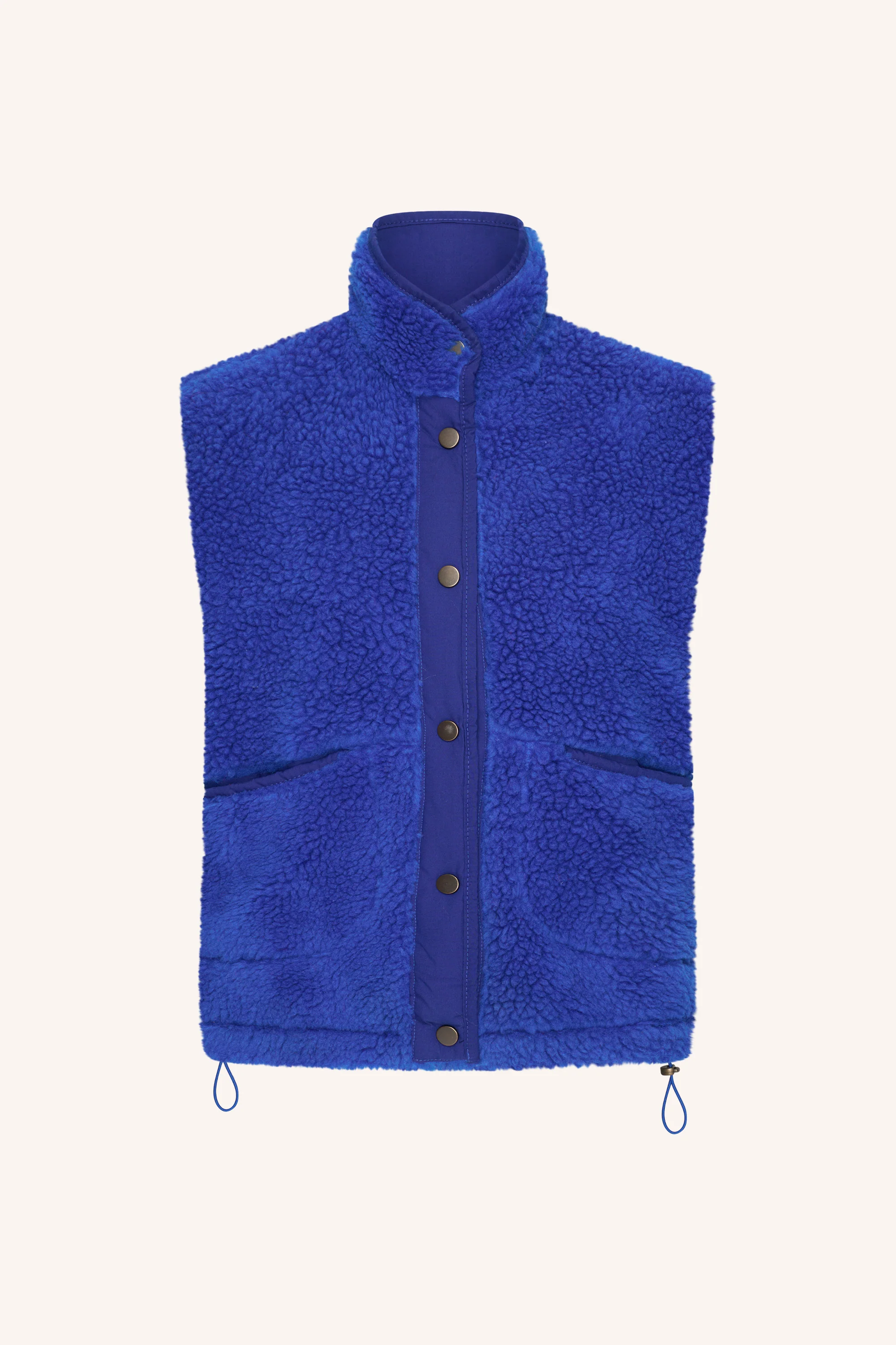 steve sleeveless jacket | azul blue - Image 7