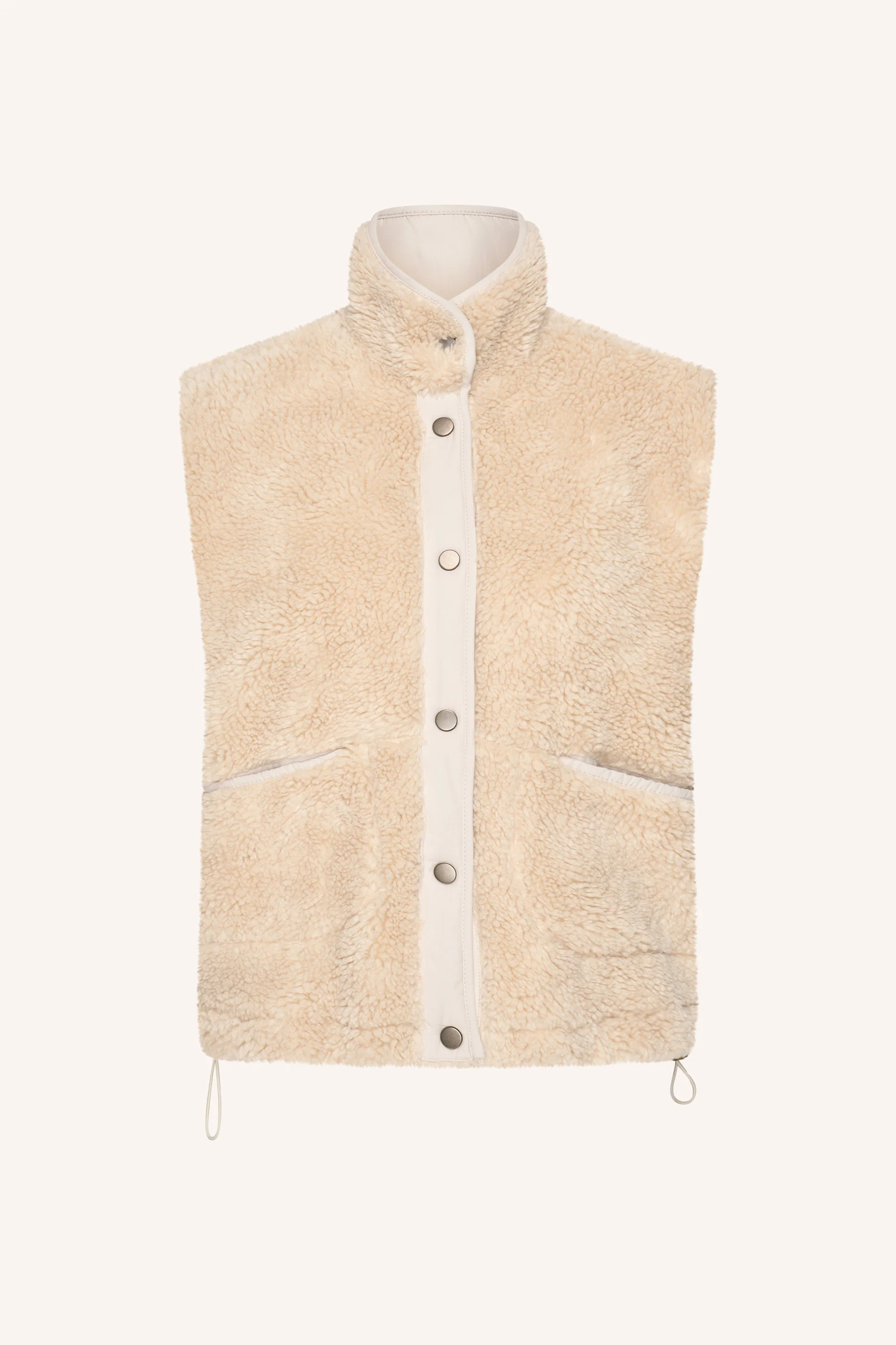 steve sleeveless jacket | off white - Image 6