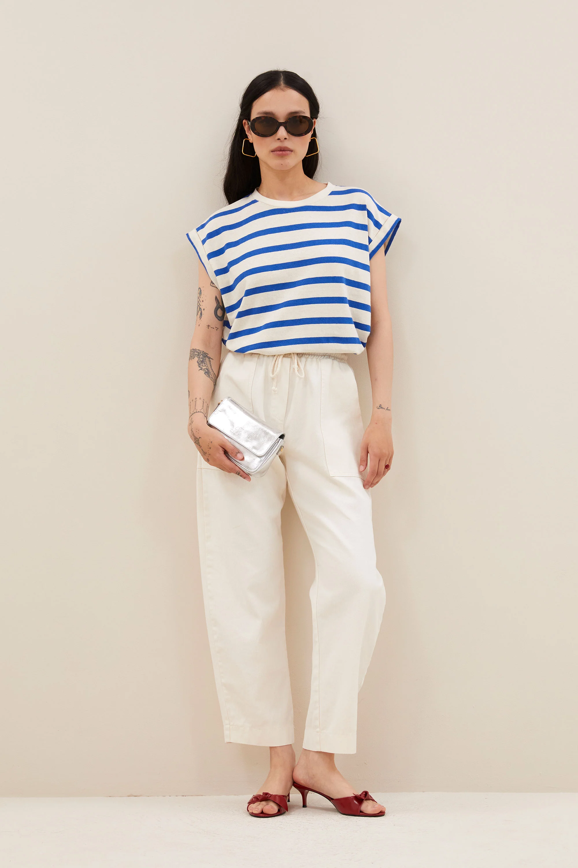 tobi stripe top | azul blue stripe - Image 5