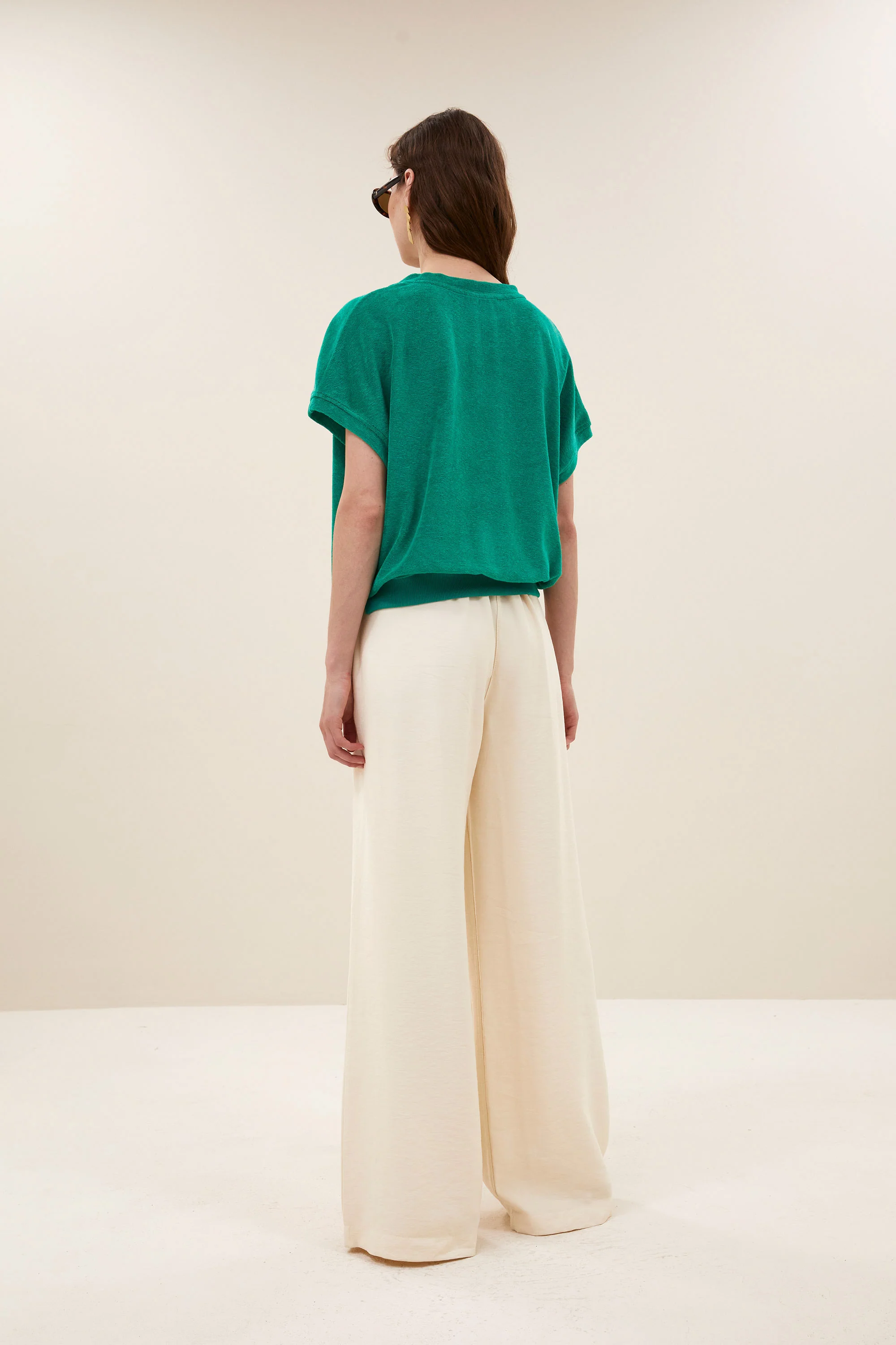 tyler slub top | green lake - Image 4